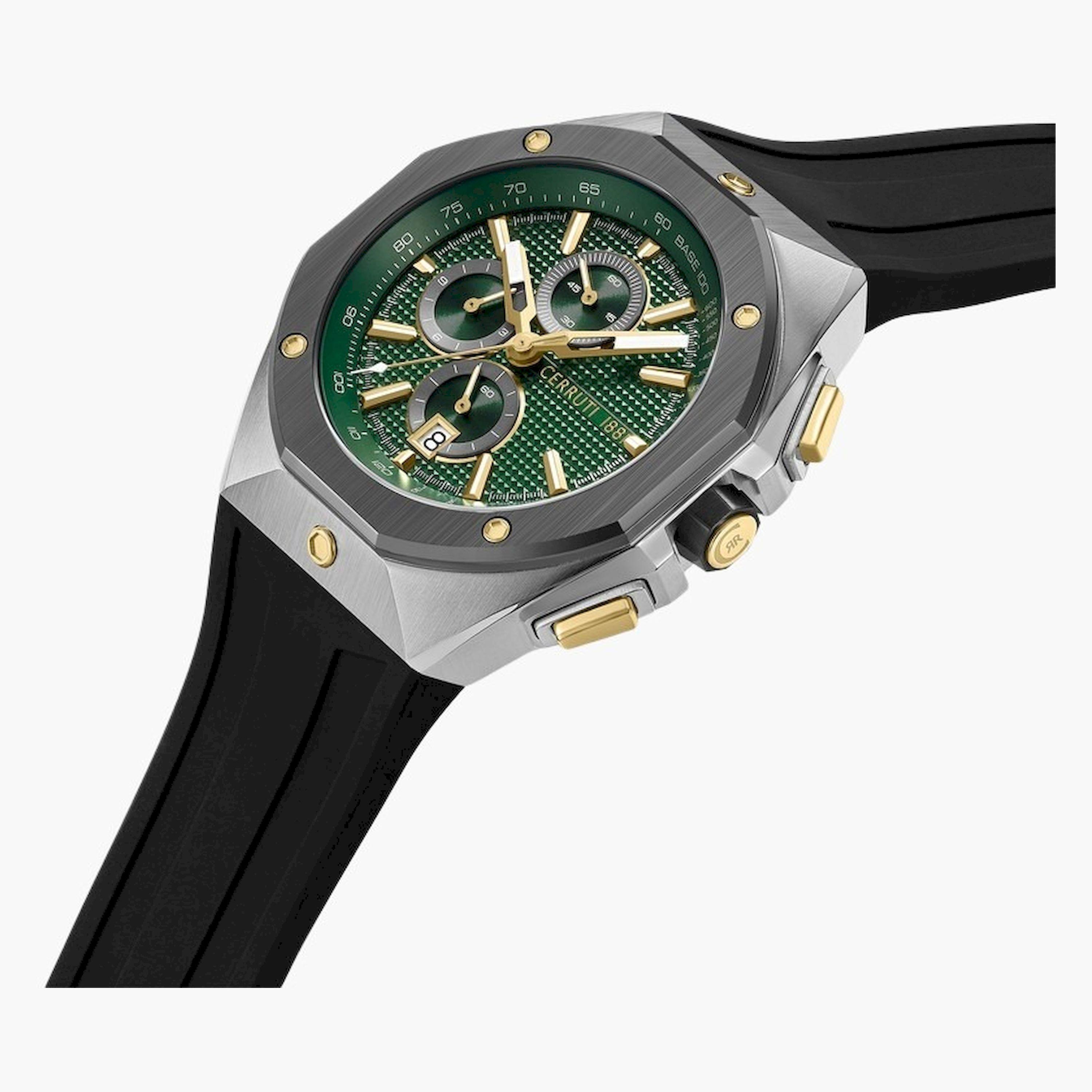 تشيروتي 1881- ساعة  كرونوغراف  للرجال  سوار ستانلس ستيل   47مم  لون أسود | CIWGO0073203-men-watchesandjewellery-watches-image-2