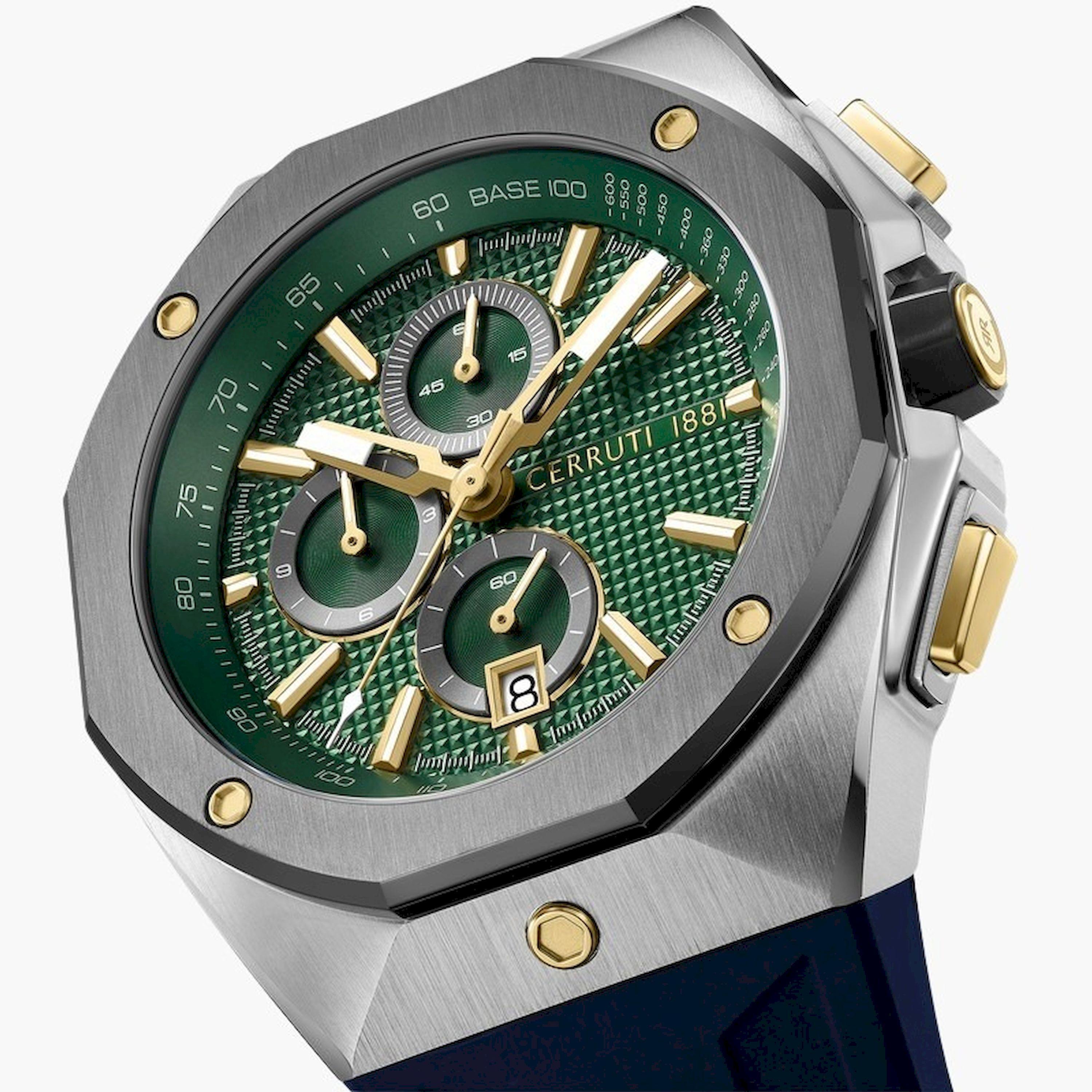 تشيروتي 1881- ساعة  كرونوغراف  للرجال  سوار ستانلس ستيل   47مم  لون أسود | CIWGO0073203-men-watchesandjewellery-watches-image-4