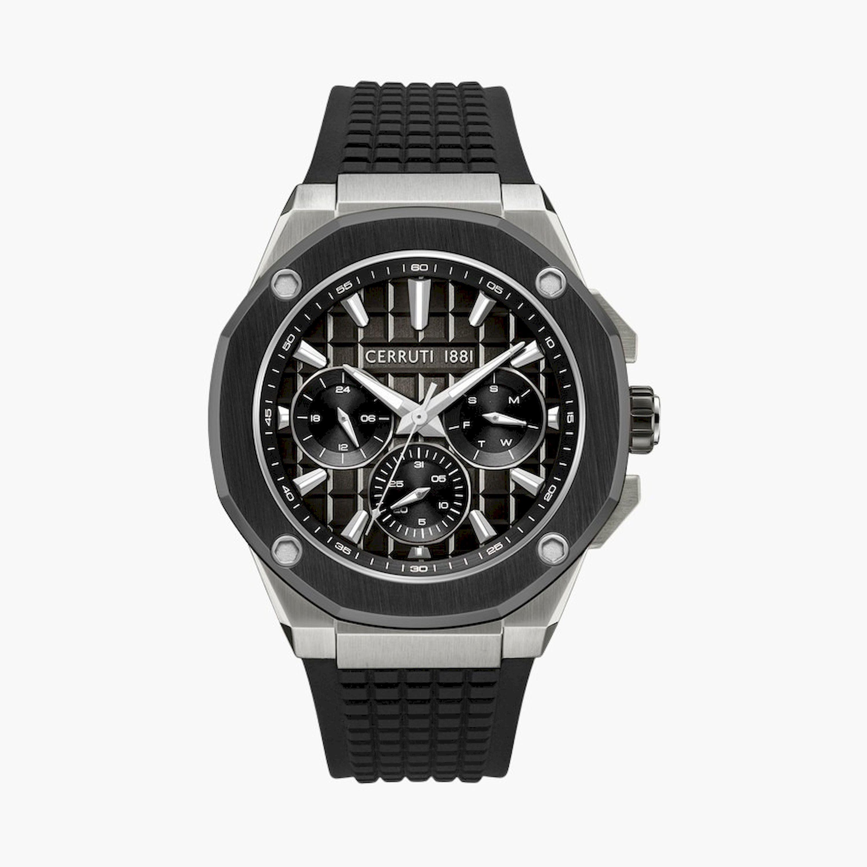تشيروتي 1881- ساعة  كرونوغراف  للرجال  سوار ستانلس ستيل   47مم  لون أسود | CIWGQ0073401-men-watchesandjewellery-watches-image-1