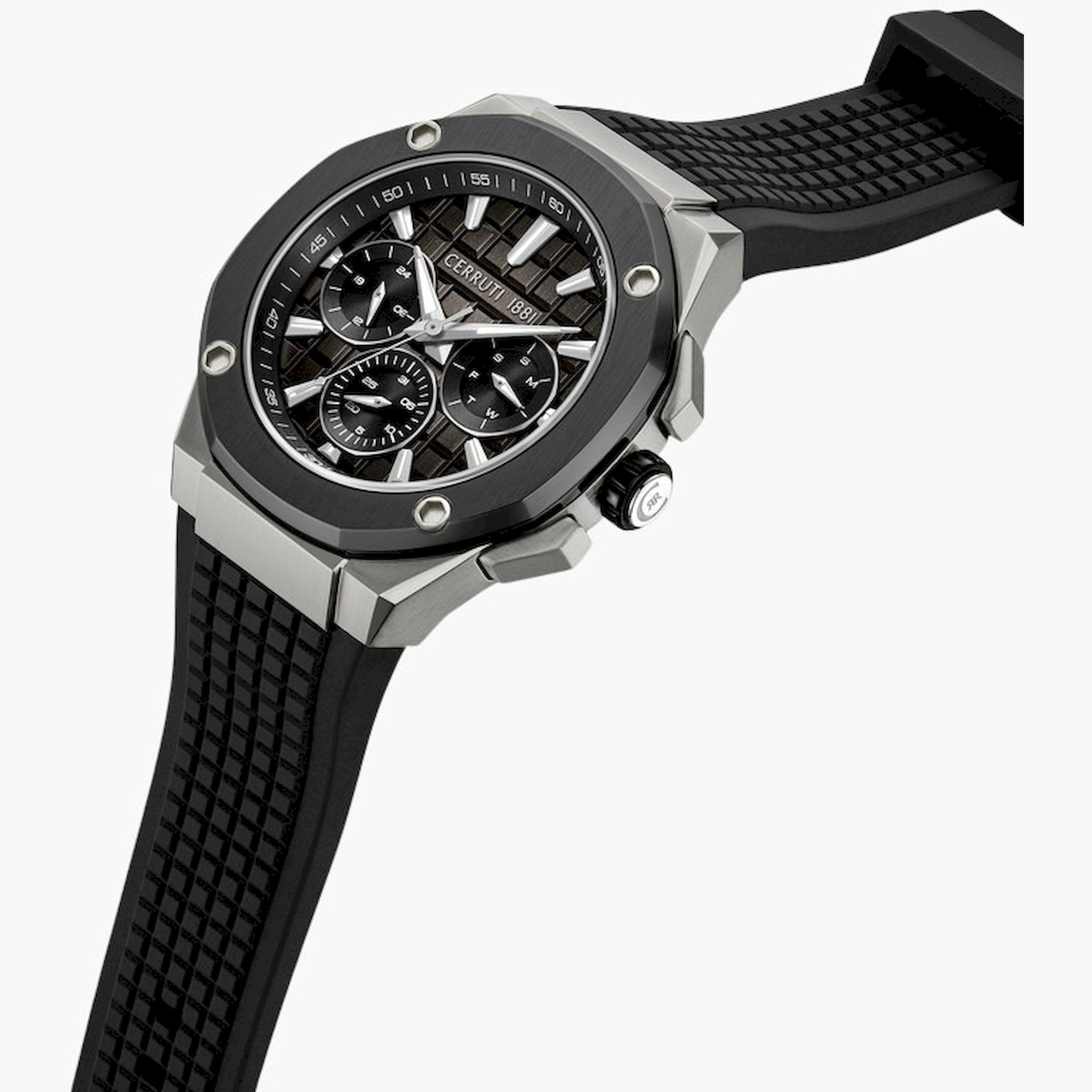 تشيروتي 1881- ساعة  كرونوغراف  للرجال  سوار ستانلس ستيل   47مم  لون أسود | CIWGQ0073401-men-watchesandjewellery-watches-image-2