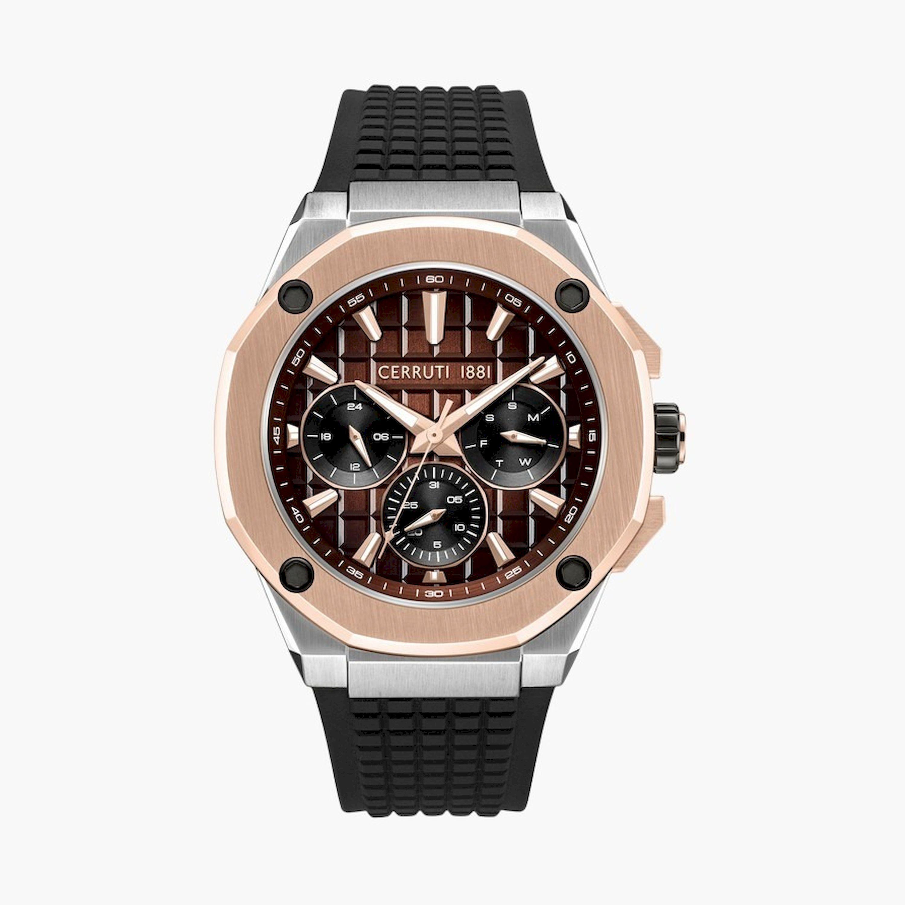 تشيروتي 1881- ساعة  كرونوغراف  للرجال  سوار ستانلس ستيل   55مم  لون أسود | CIWGQ0073404-men-watchesandjewellery-watches-image-1