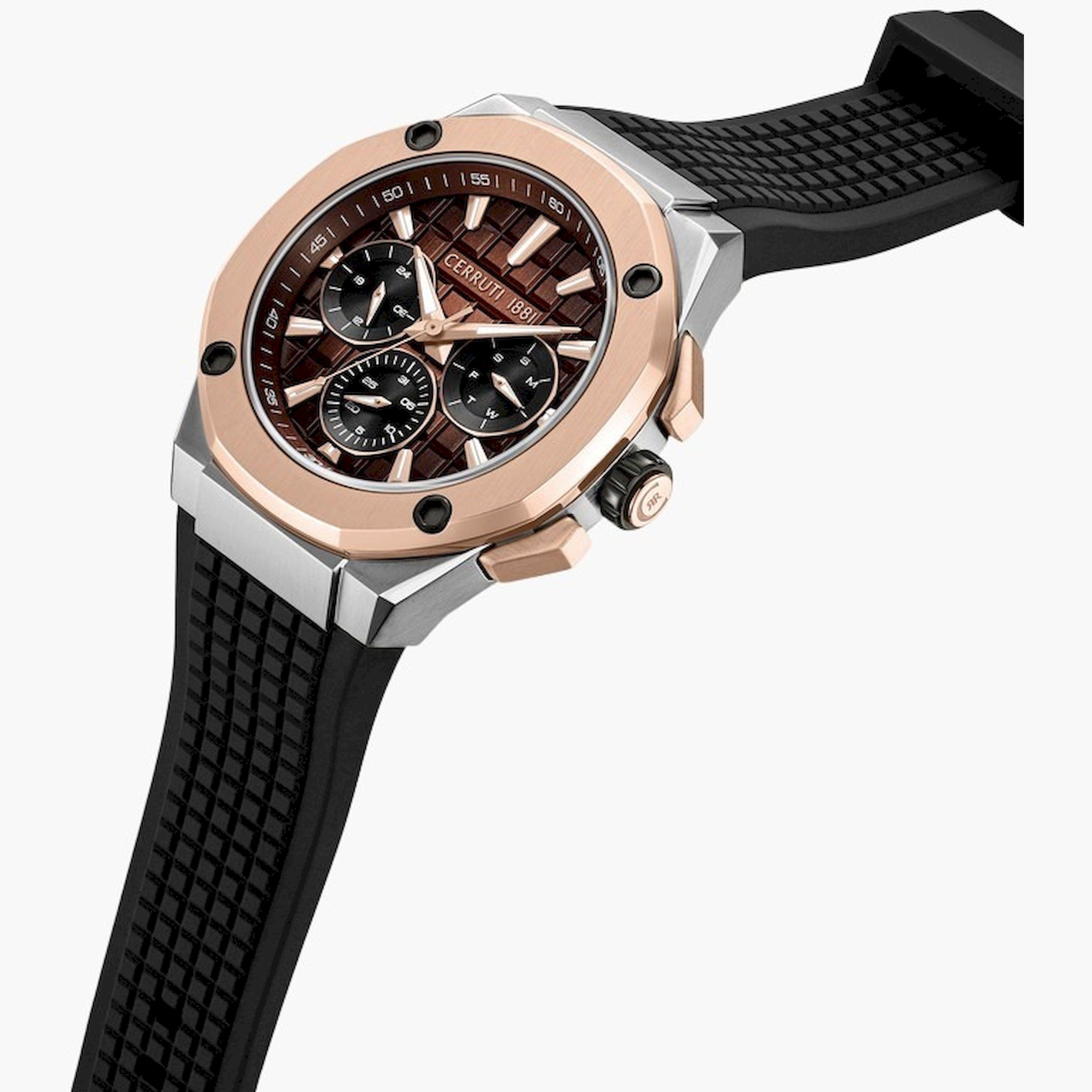 تشيروتي 1881- ساعة  كرونوغراف  للرجال  سوار ستانلس ستيل   55مم  لون أسود | CIWGQ0073404-men-watchesandjewellery-watches-image-2