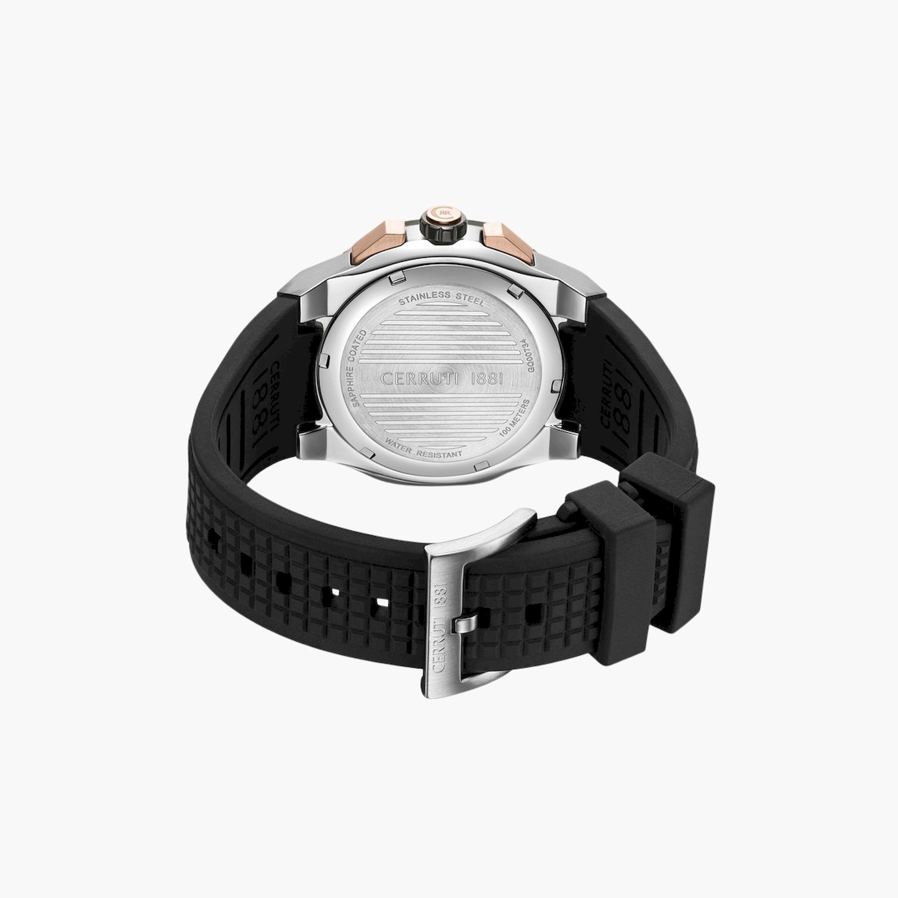 تشيروتي 1881- ساعة  كرونوغراف  للرجال  سوار ستانلس ستيل   55مم  لون أسود | CIWGQ0073404-men-watchesandjewellery-watches-image-3