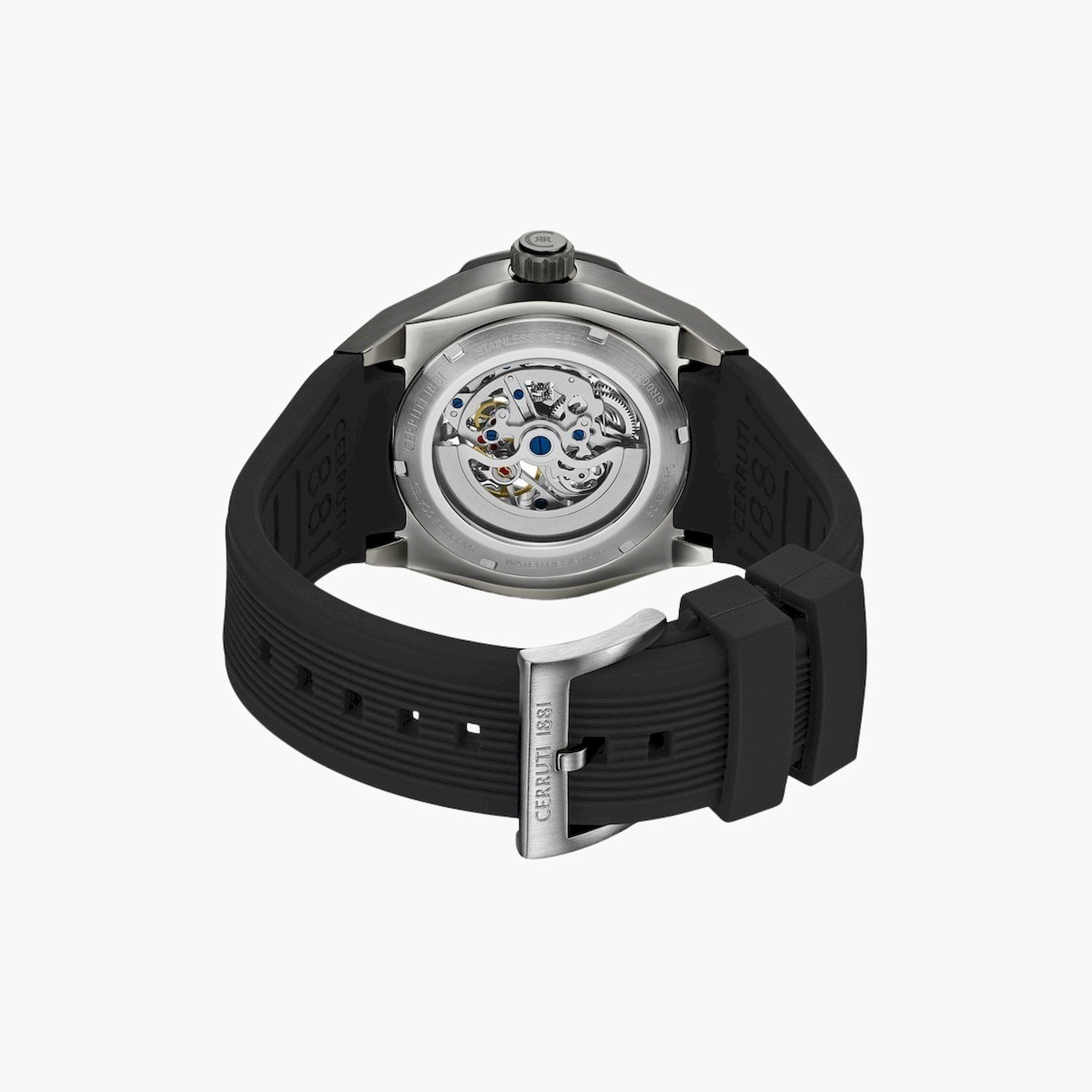 تشيروتي 1881- ساعة  أتوماتيكية للرجال  سوار ستانلس ستيل   46مم  لون أسود | CIWGR0073603-men-watchesandjewellery-watches-image-3