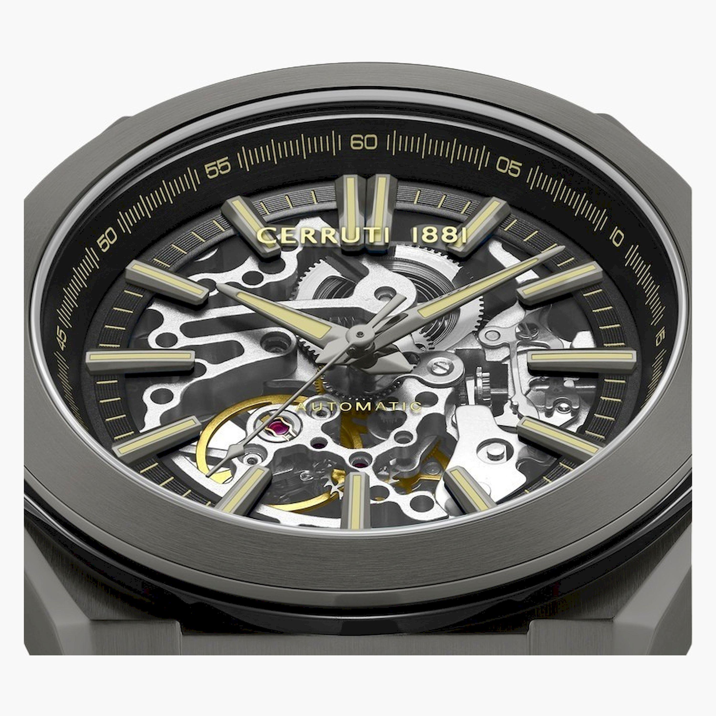 تشيروتي 1881- ساعة  أتوماتيكية للرجال  سوار ستانلس ستيل   46مم  لون أسود | CIWGR0073603-men-watchesandjewellery-watches-image-4