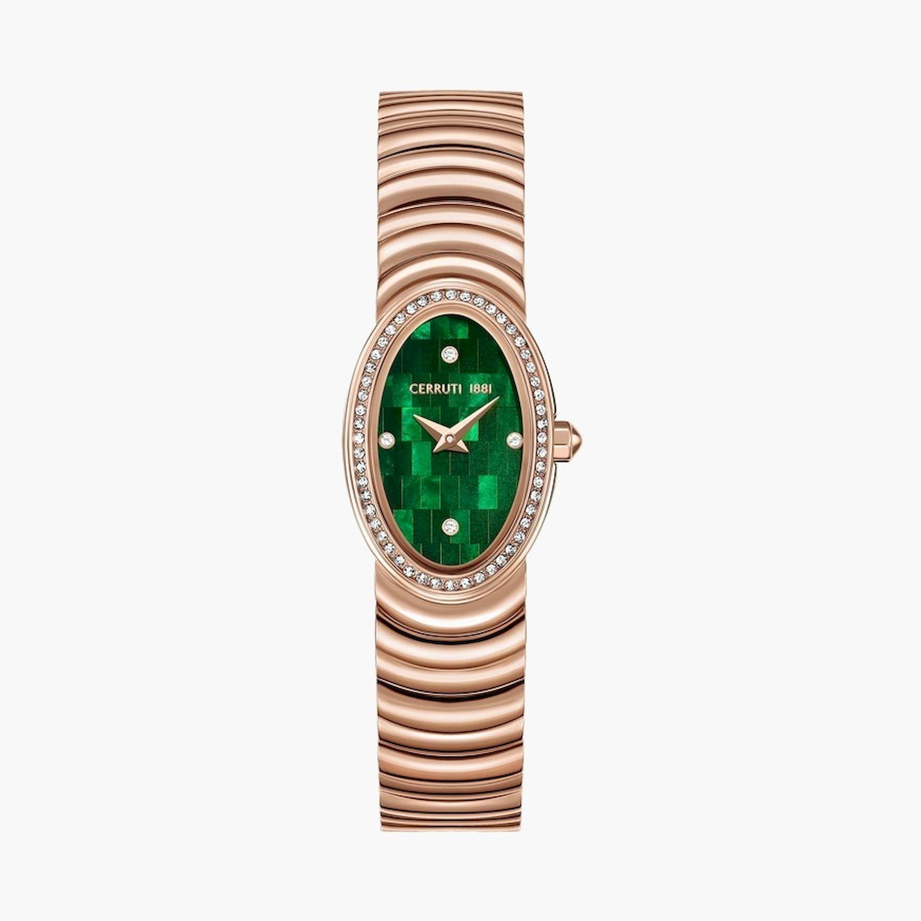 تشيروتي 1881- ساعة  تناظرية  للنساء  سوار ستانلس ستيل   22مم  لون ذهبي| CIWLG0072507-women-watchesandjewellery-watches-image-1