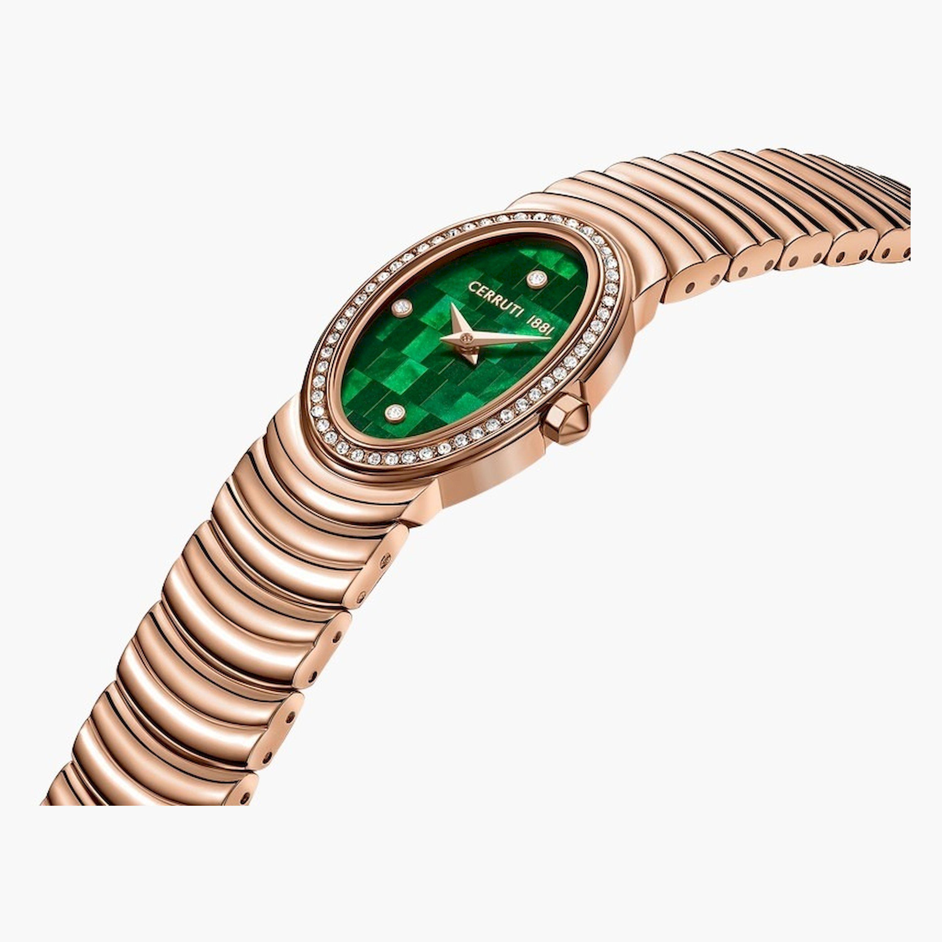 تشيروتي 1881- ساعة  تناظرية  للنساء  سوار ستانلس ستيل   22مم  لون ذهبي| CIWLG0072507-women-watchesandjewellery-watches-image-2