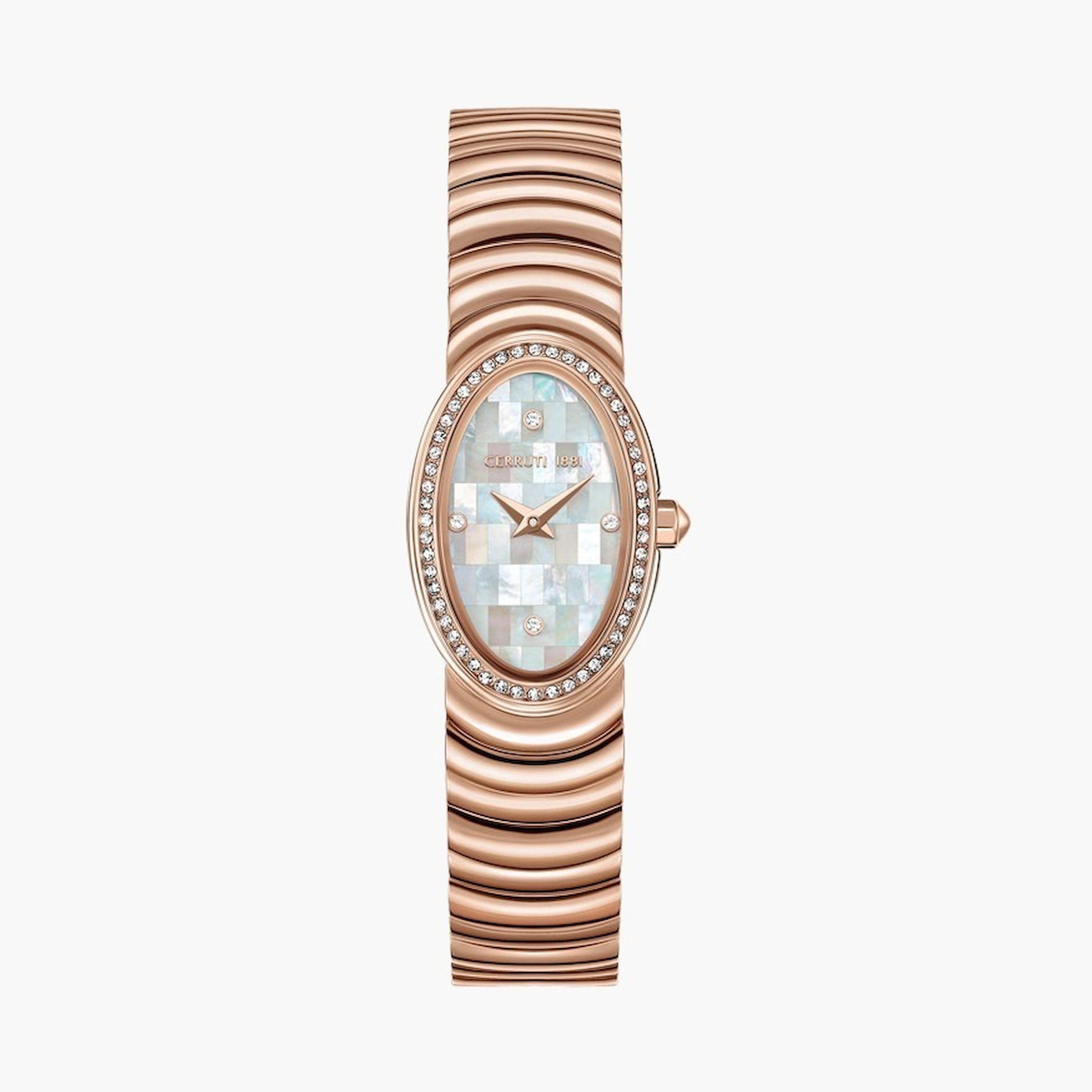 تشيروتي 1881- ساعة  تناظرية  للنساء  سوار ستانلس ستيل   22مم  لون ذهبي| CIWLG0072508-women-watchesandjewellery-watches-image-1