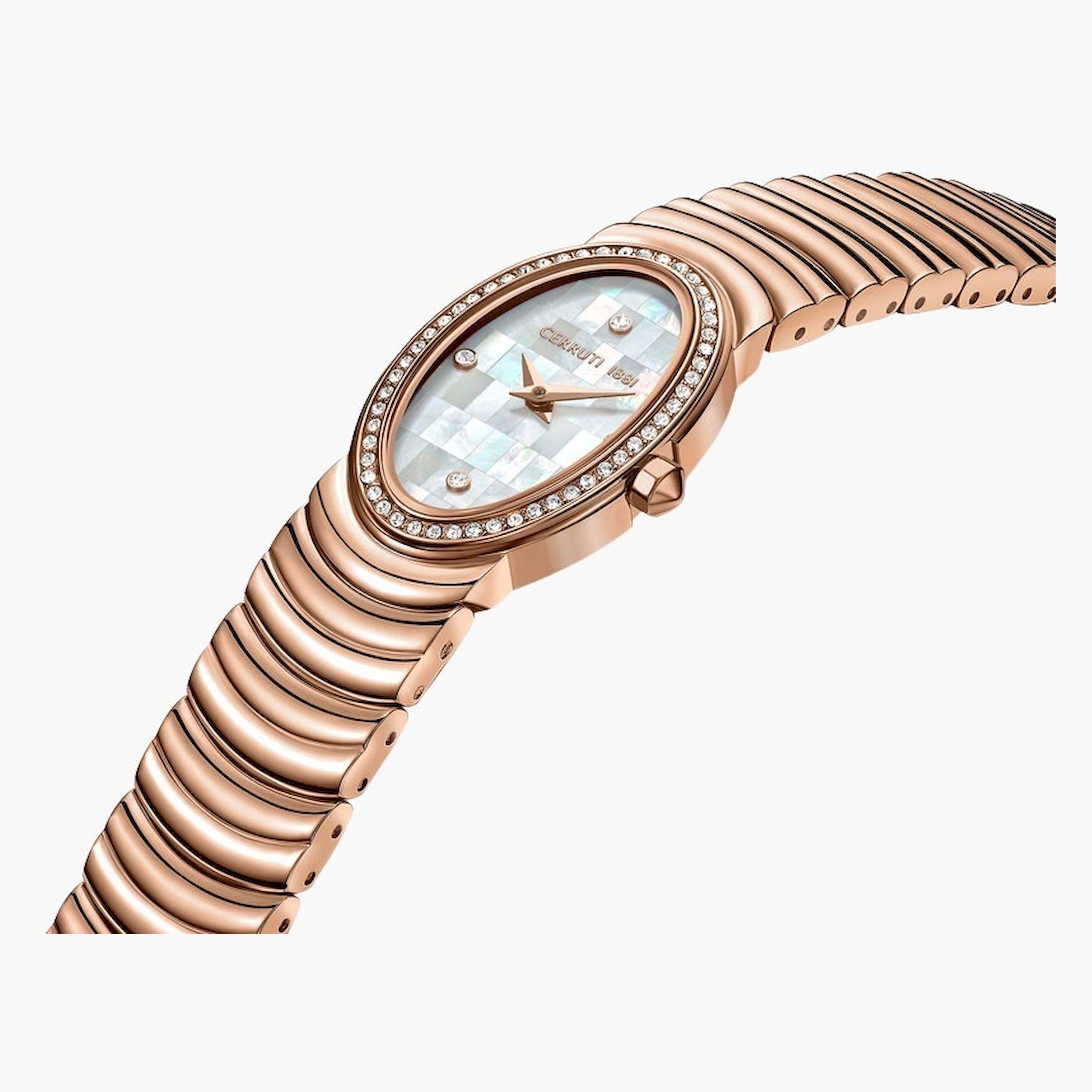 تشيروتي 1881- ساعة  تناظرية  للنساء  سوار ستانلس ستيل   22مم  لون ذهبي| CIWLG0072508-women-watchesandjewellery-watches-image-2