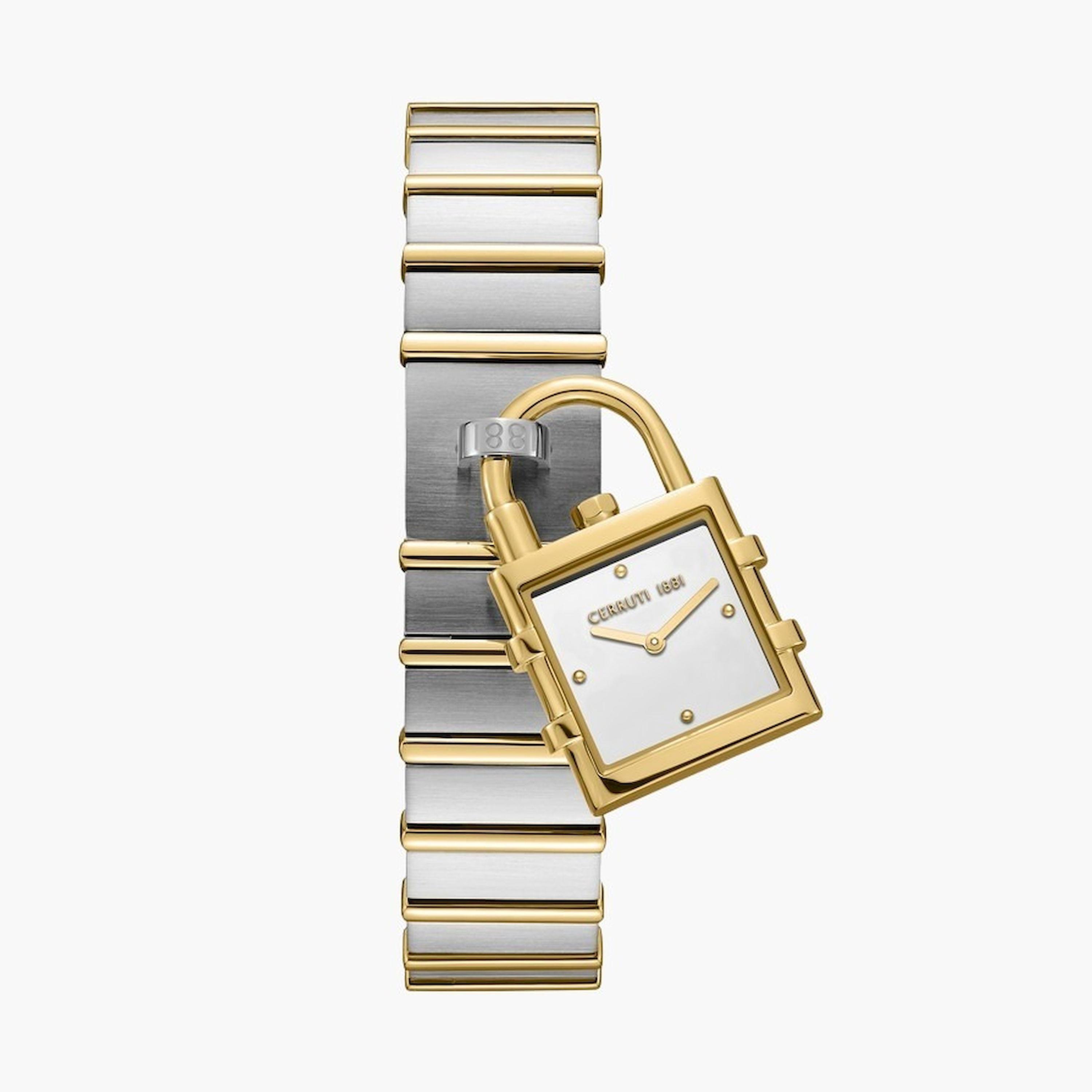 تشيروتي 1881- ساعة  تناظرية  للنساء  سوار ستانلس ستيل   22مم ألوان متعددة | CIWLG0072803-women-watchesandjewellery-watches-image-1