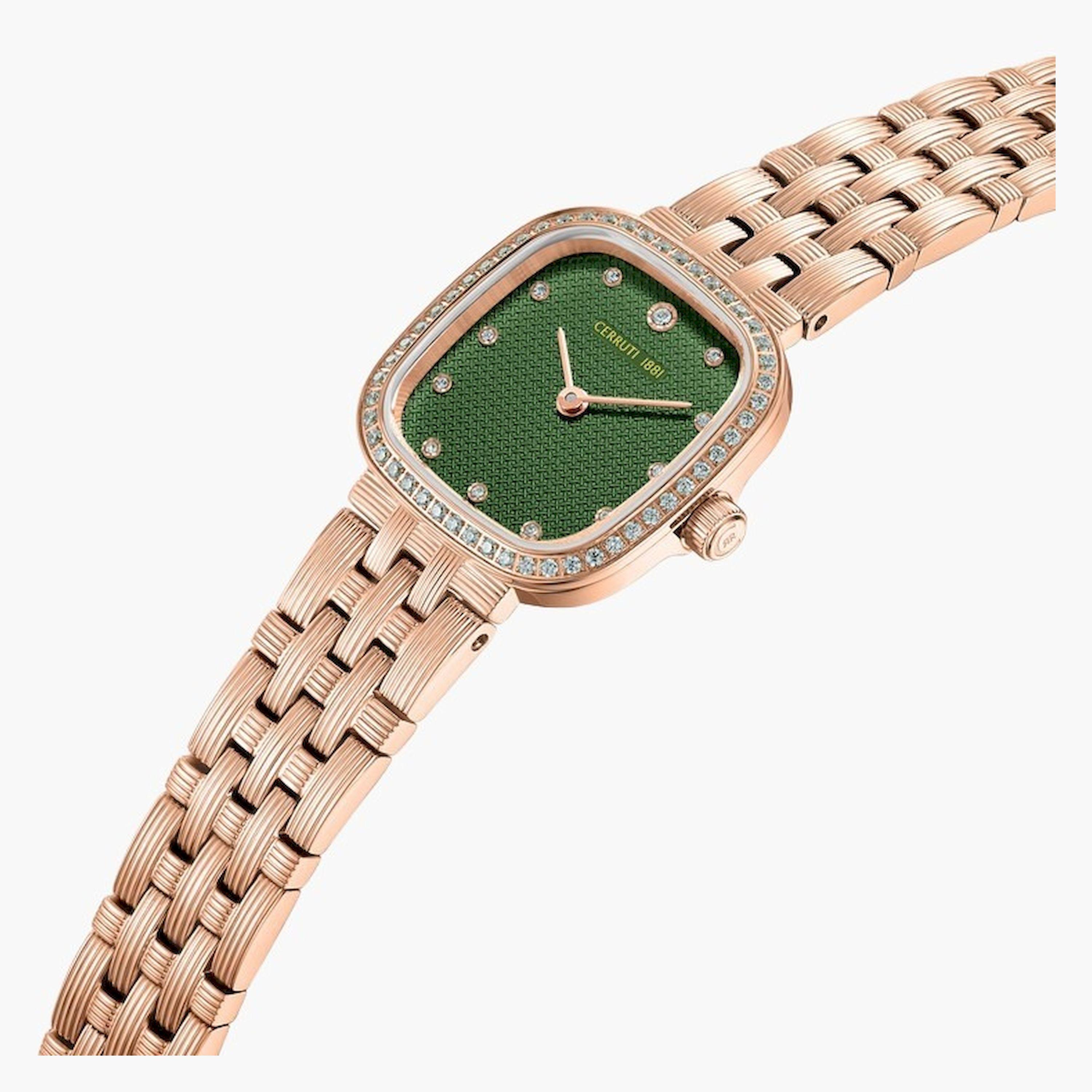تشيروتي 1881- ساعة  تناظرية  للنساء  سوار ستانلس ستيل   30مم  لون ذهبي| CIWLG0074203-women-watchesandjewellery-watches-image-2