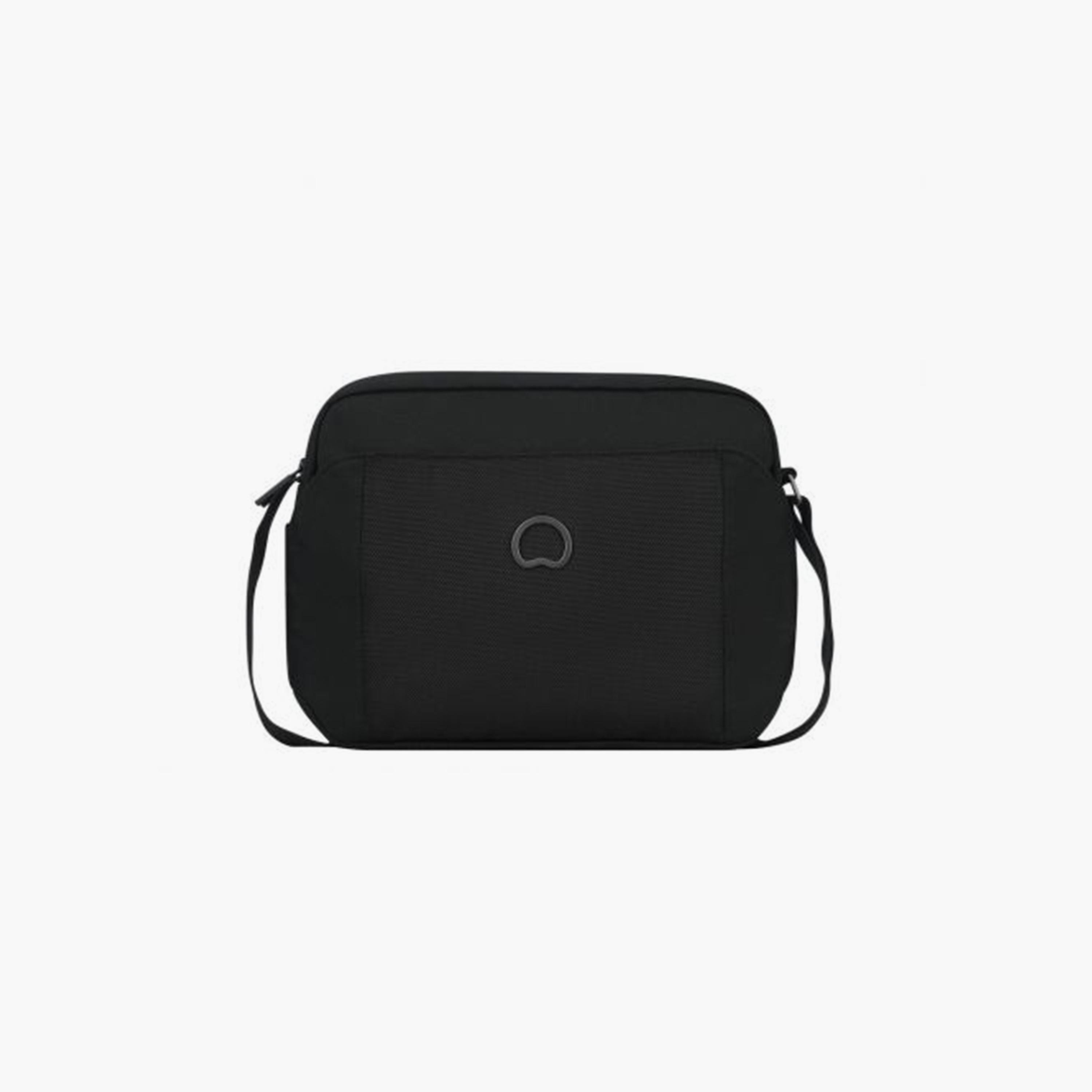 Delsey Paris Picpus Plain Crossbody Bag with Zipper and Adjustable Strap-men-bags-image-1