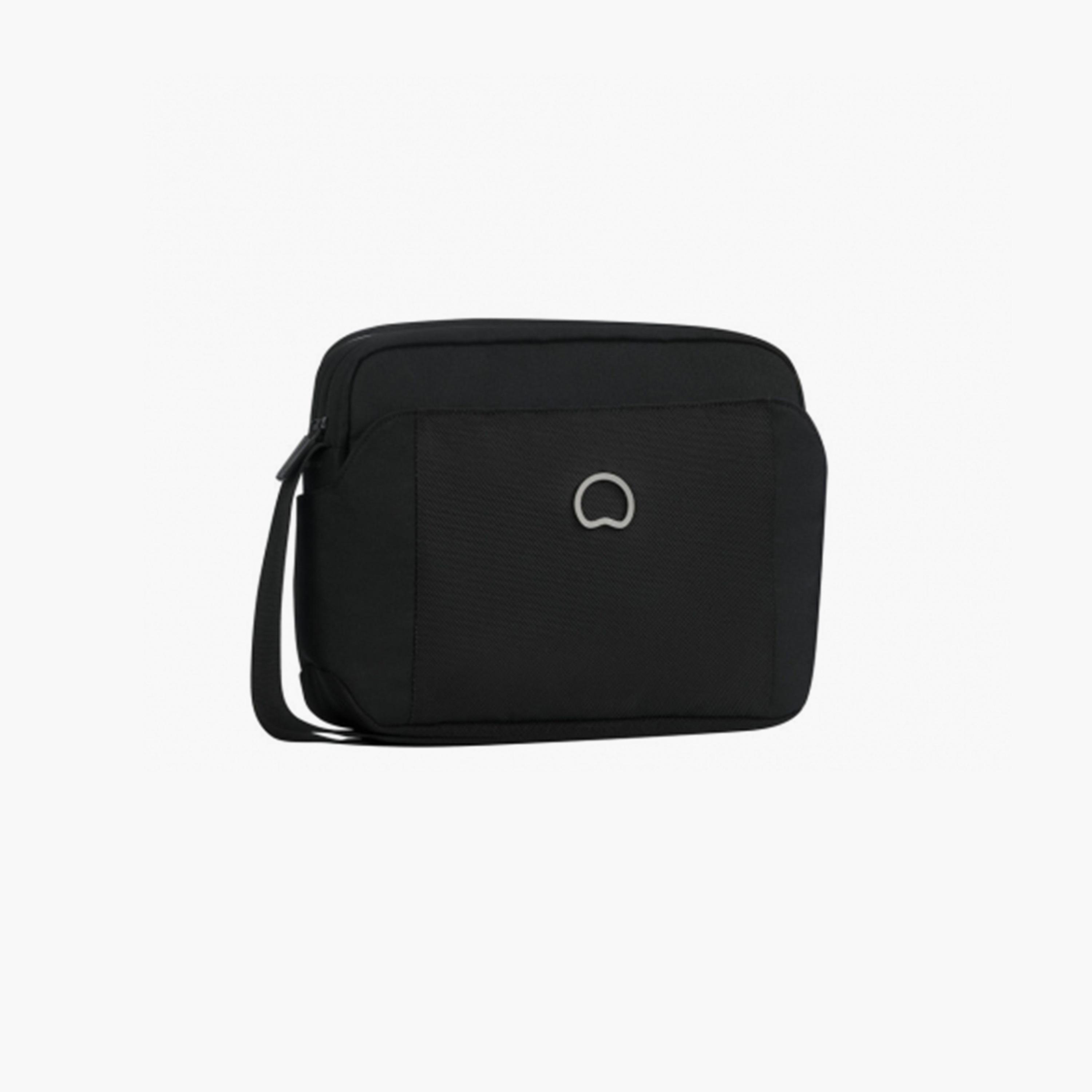 Delsey Paris Picpus Plain Crossbody Bag with Zipper and Adjustable Strap-men-bags-image-2