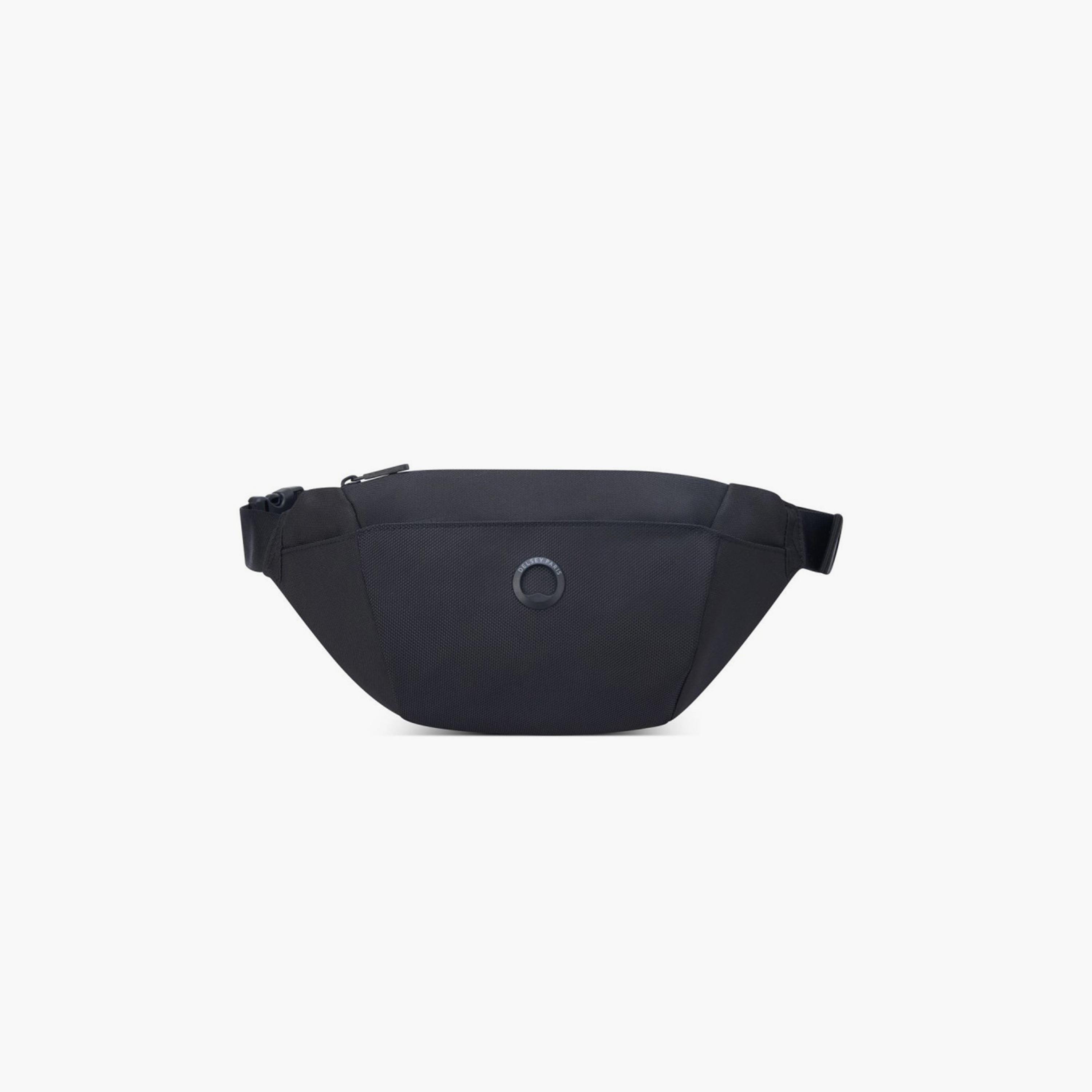 Delsey Paris Picpus Plain Waist Bag with Zipper and Adjustable Strap-men-bags-image-1