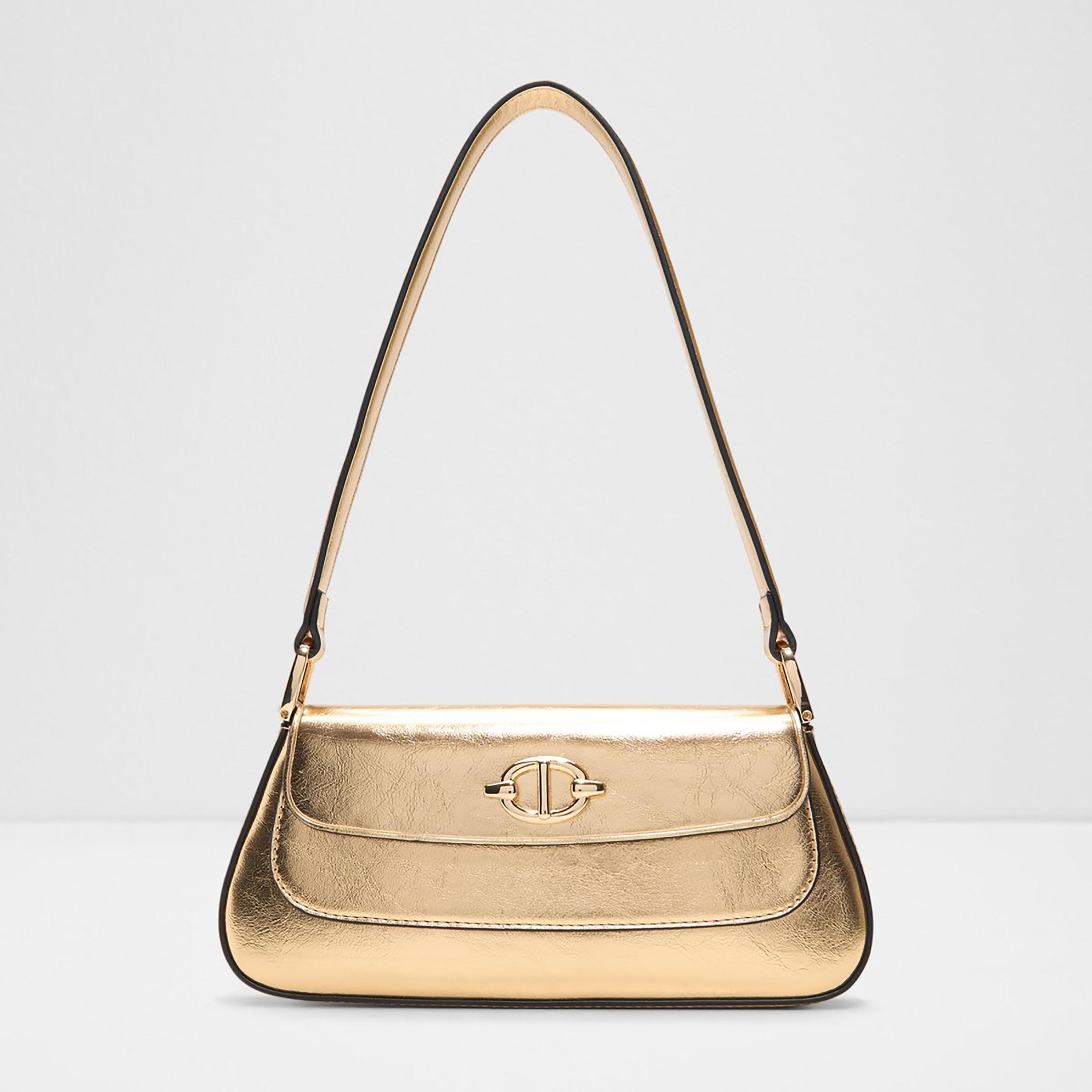Aldo Wafiya Metallic Shoulder Bag with Detachable Strap-women-bagsandwallets-handbags-image-1