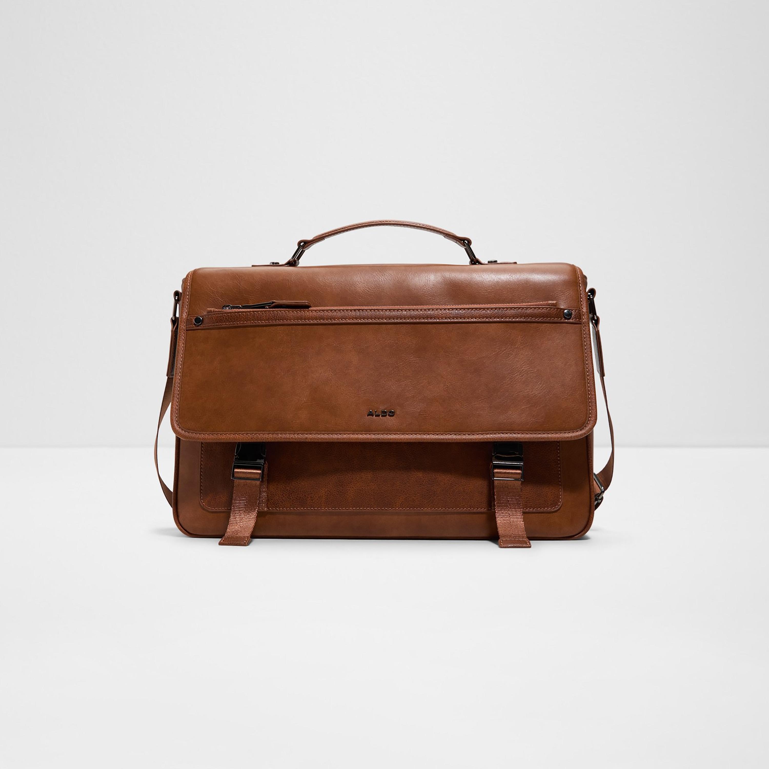 ألدو سهيل حقيبة ماسنجر سادة بإبزيم معدني وحزام كتف قابل للتعديل-men-bags-image-1