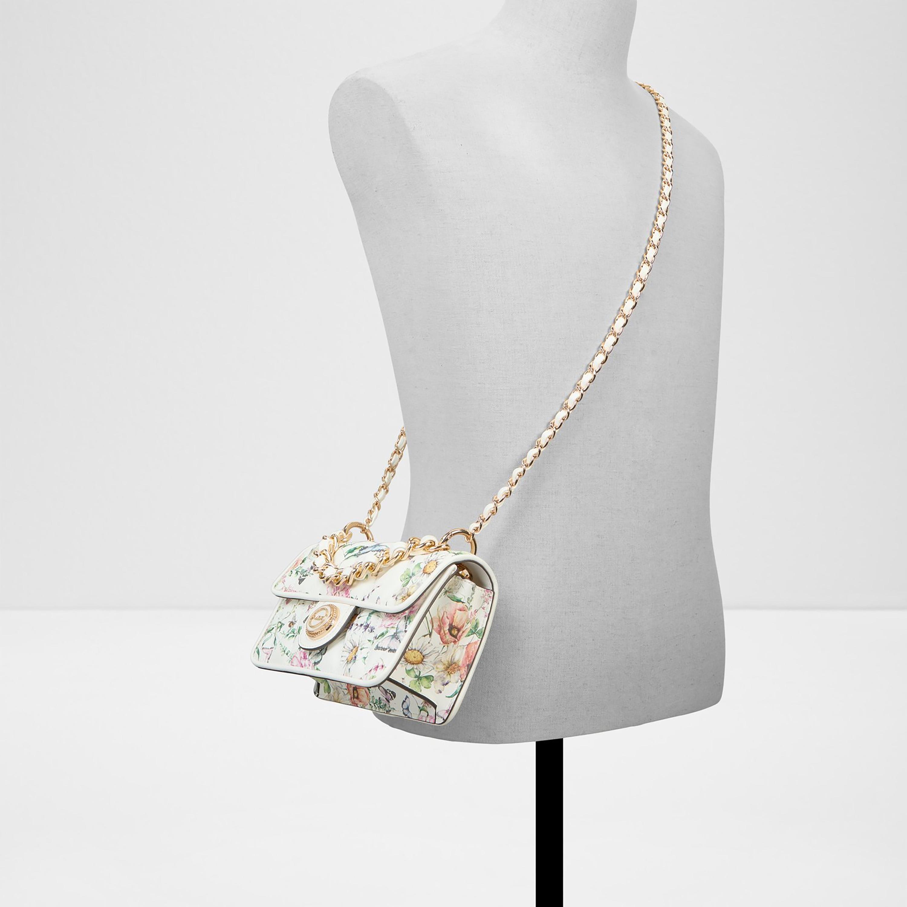 Aldo Loubella Quilted Top Handle Crossbody Bag with Magnetic Closure and Chain Strap-women-bagsandwallets-handbags-image-10