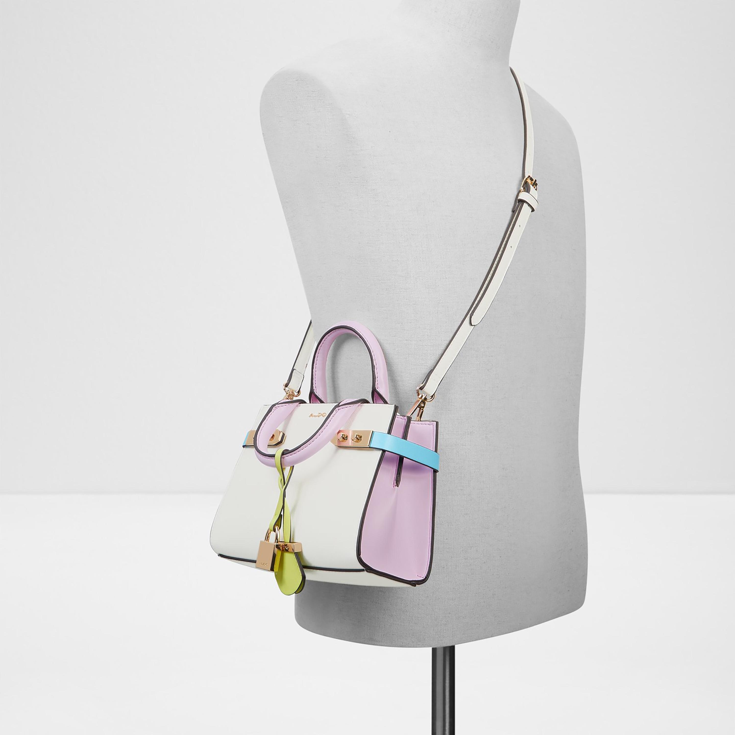 Buy Aldo Lisbon Textured Satchel Bag with Dual Compartment and