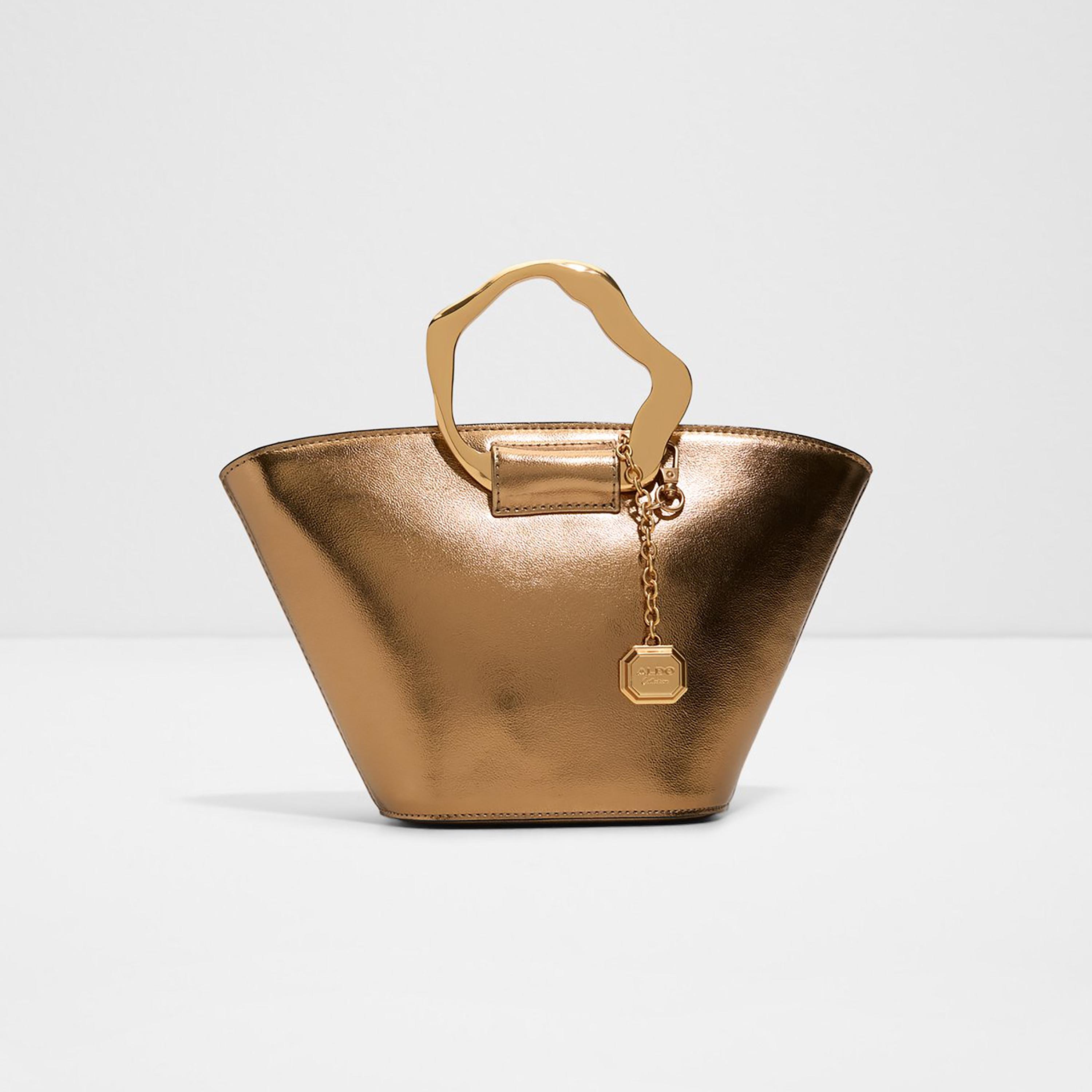 حقيبة يد ألدو جولدن فيو معدنية مع سحاب إغلاق وحقيبة كروس قابلة للفصل-women-bagsandwallets-handbags-image-1