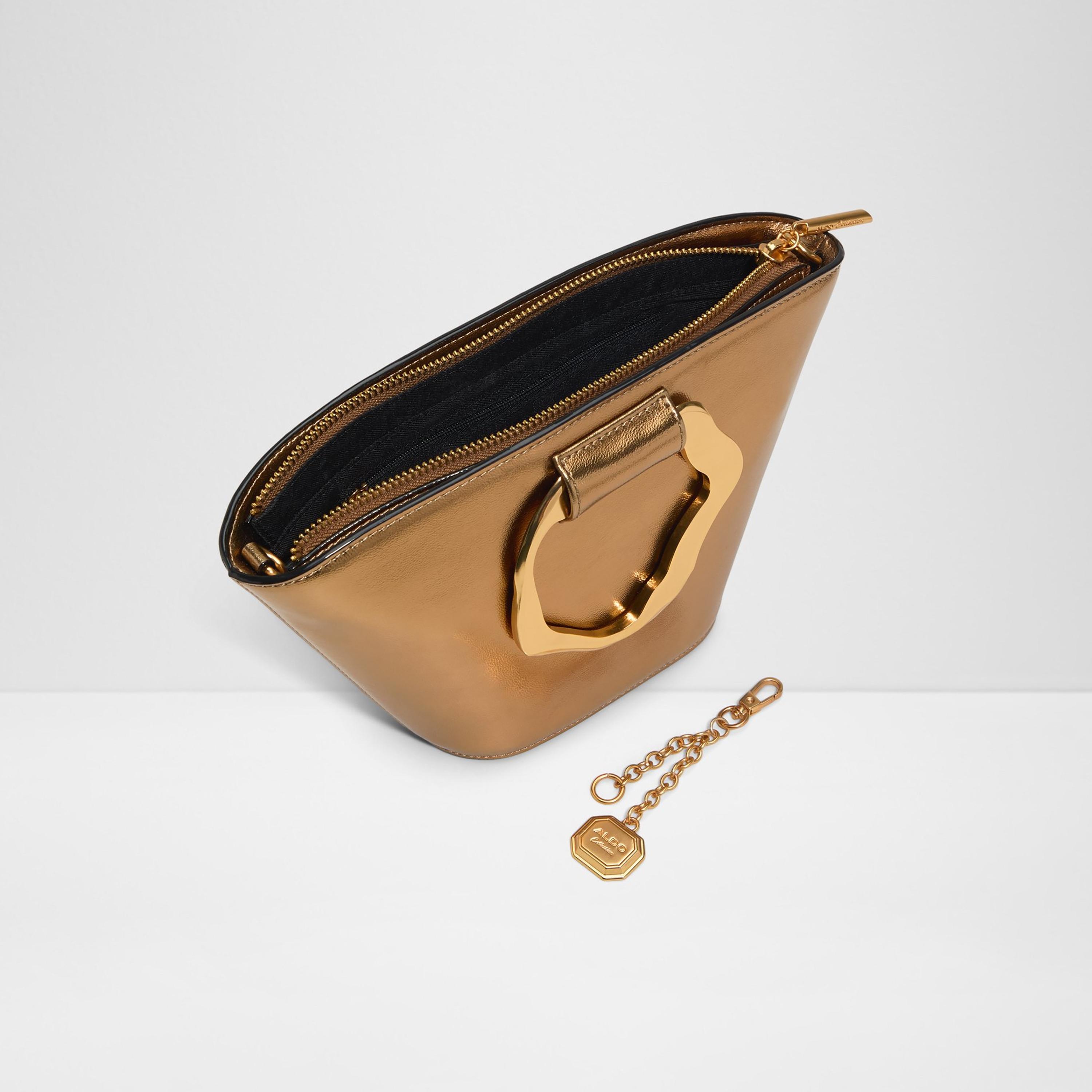 حقيبة يد ألدو جولدن فيو معدنية مع سحاب إغلاق وحقيبة كروس قابلة للفصل-women-bagsandwallets-handbags-image-3