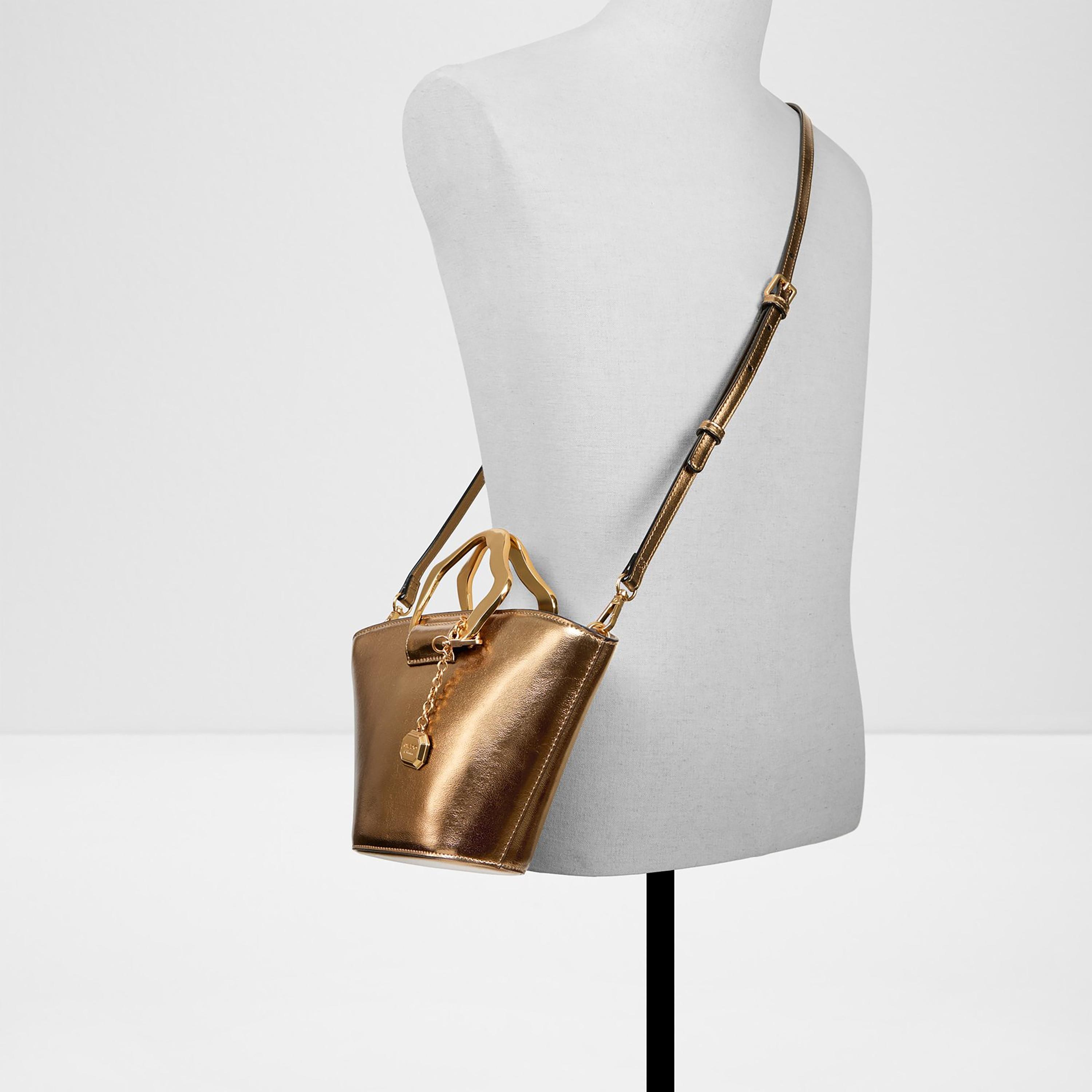 حقيبة يد ألدو جولدن فيو معدنية مع سحاب إغلاق وحقيبة كروس قابلة للفصل-women-bagsandwallets-handbags-image-4