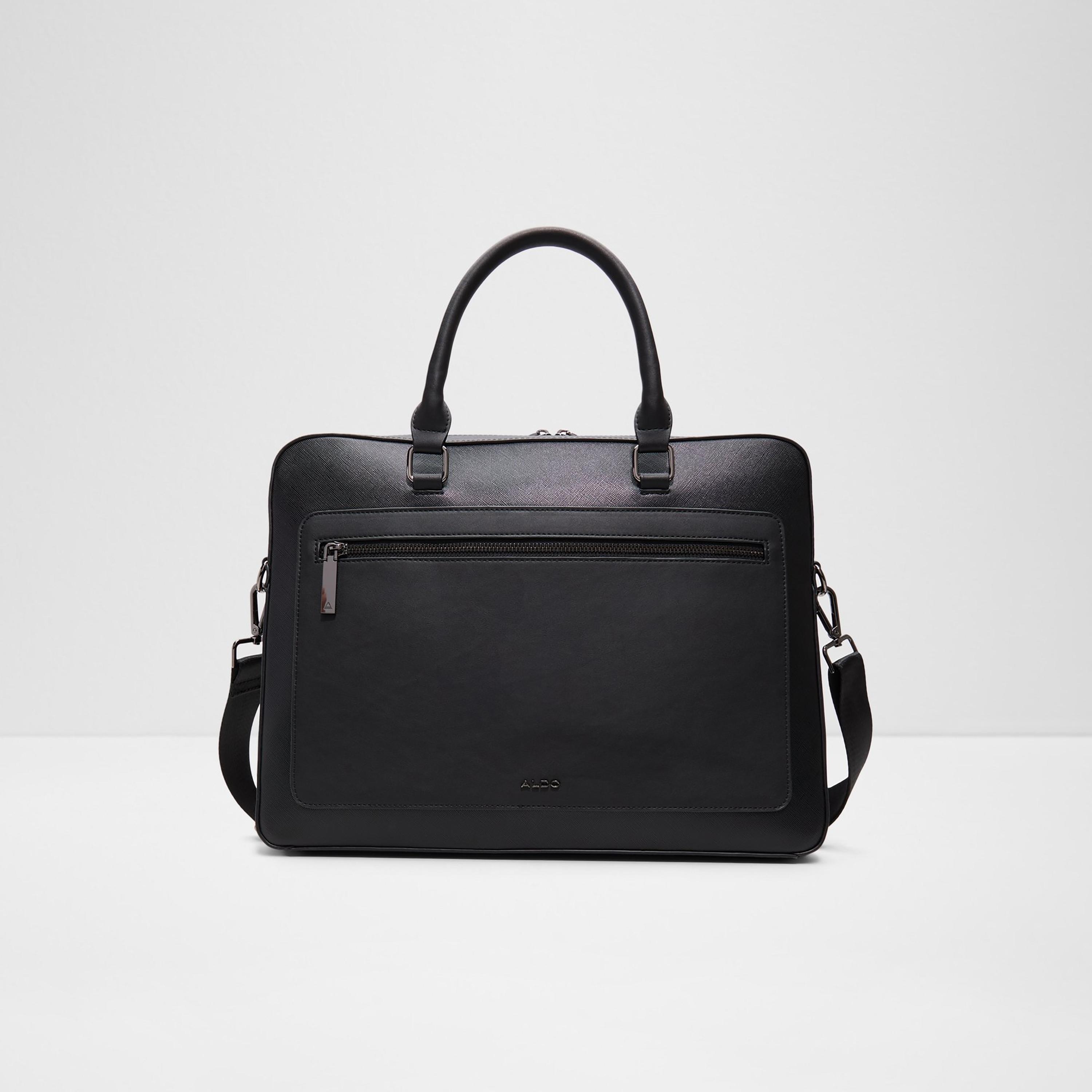 Aldo Biliwin Plain Laptop Bag with Padded Compartment and Detachable Shoulder Strap-men-bags-image-1