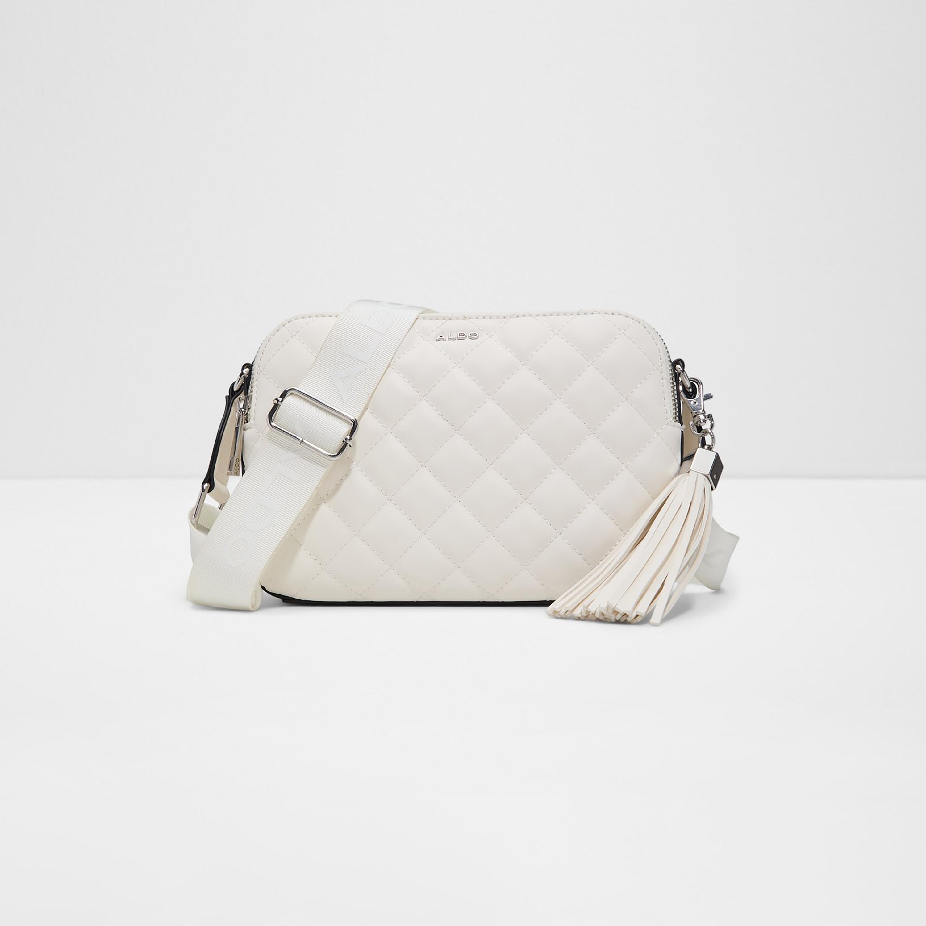 Aldo Alpinum Quilted Crossbody Bag with Zip Closure and Tassel Charm-women-bagsandwallets-handbags-image-1