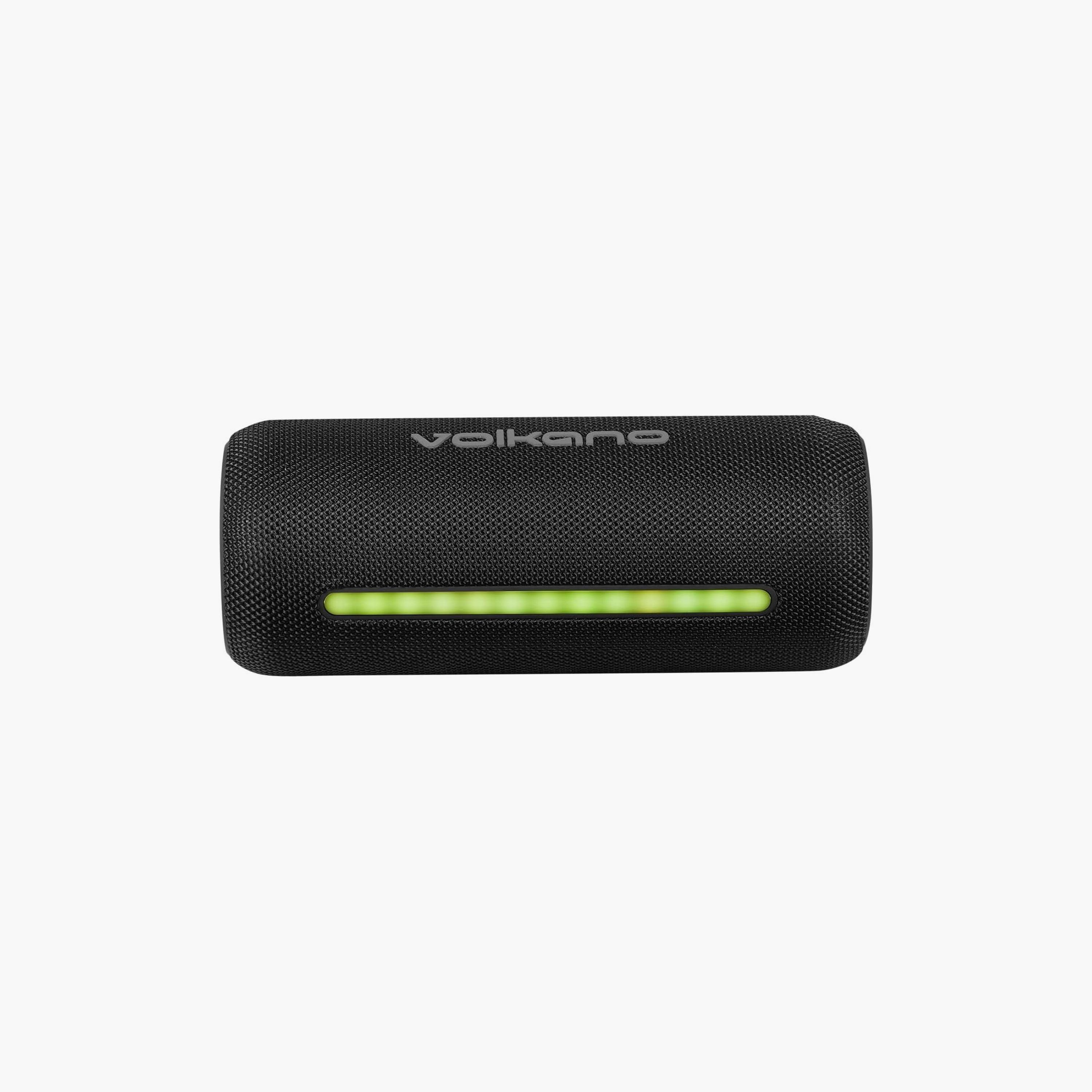 مكبر صوت فولكانو X ريف سلسلة المحمول بتقنية البلوتوث مع IPX5 وإضاءة ليد | VK-3415-BK-electronics-speakers-image-1