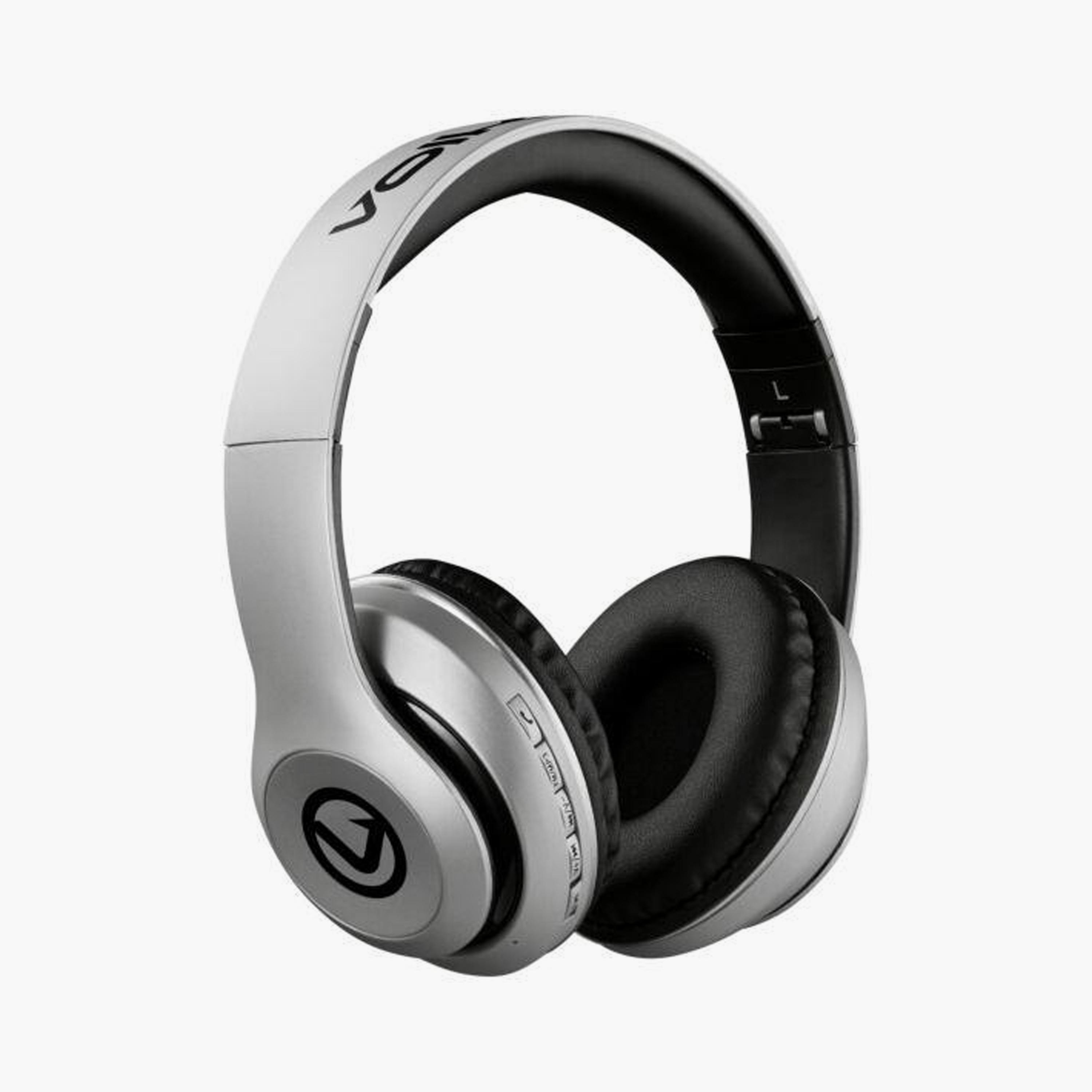 Volkano Impulse Series Wireless Bluetooth Headphone Silver | VB-VH100-SL-electronics-headphonesandearphones-image-1
