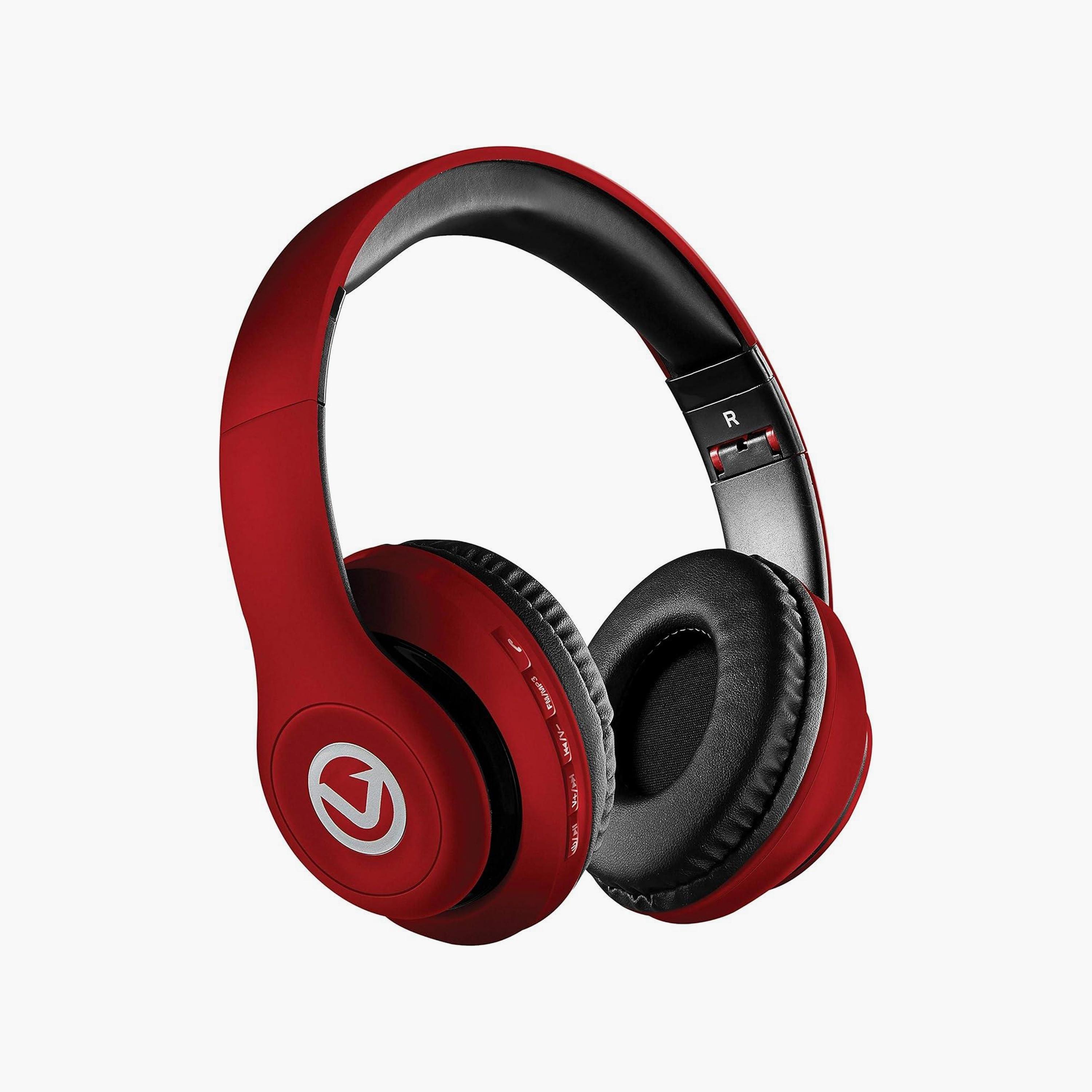 سماعة رأس فولكانو إمبالص سلسلة اللاسلكية بتقنية البلوتوث باللون الأحمر | VB-VH101-RD-electronics-headphonesandearphones-image-1