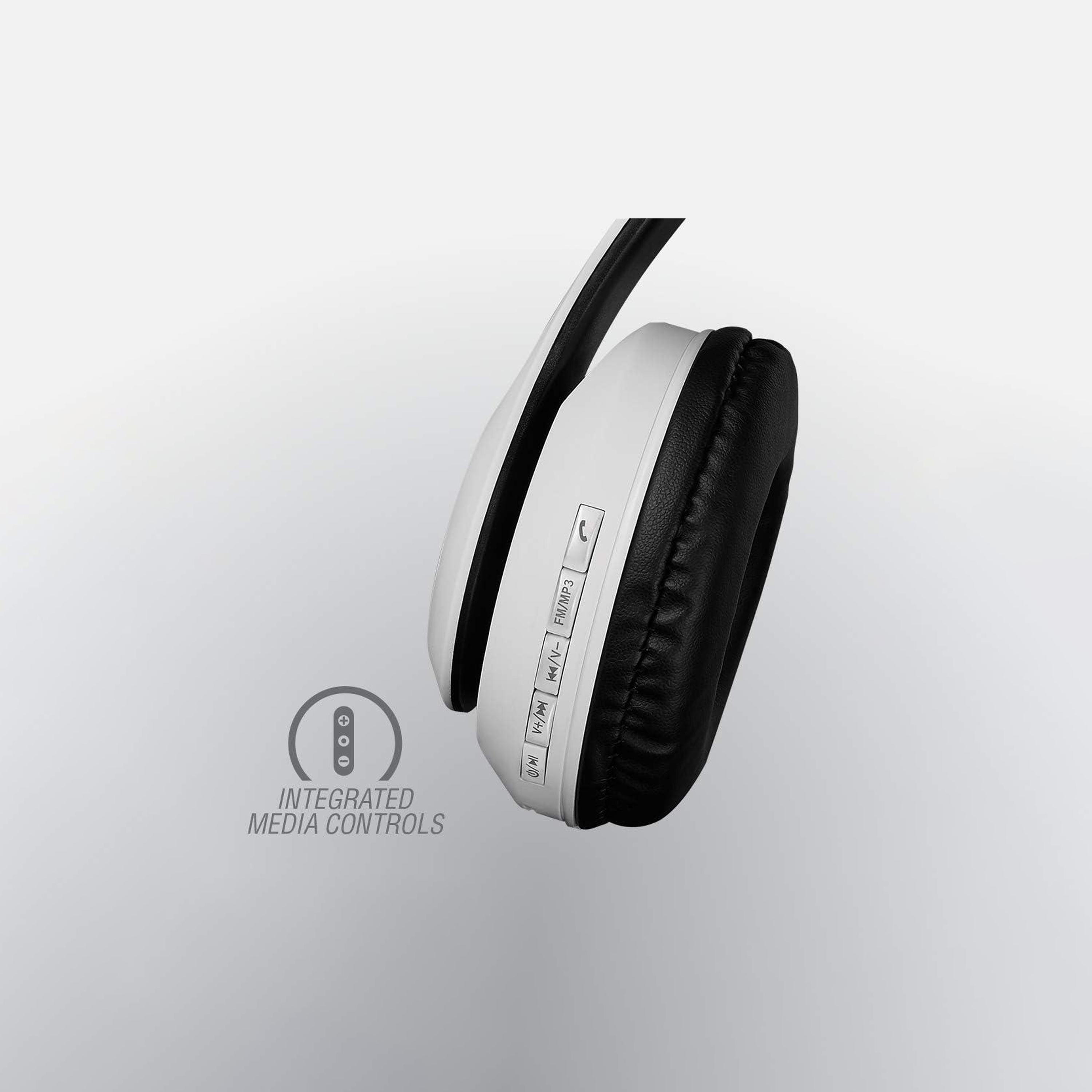Volkano Impulse Series Wireless Bluetooth Headphone White | VB-VH102-WT-electronics-headphonesandearphones-image-2