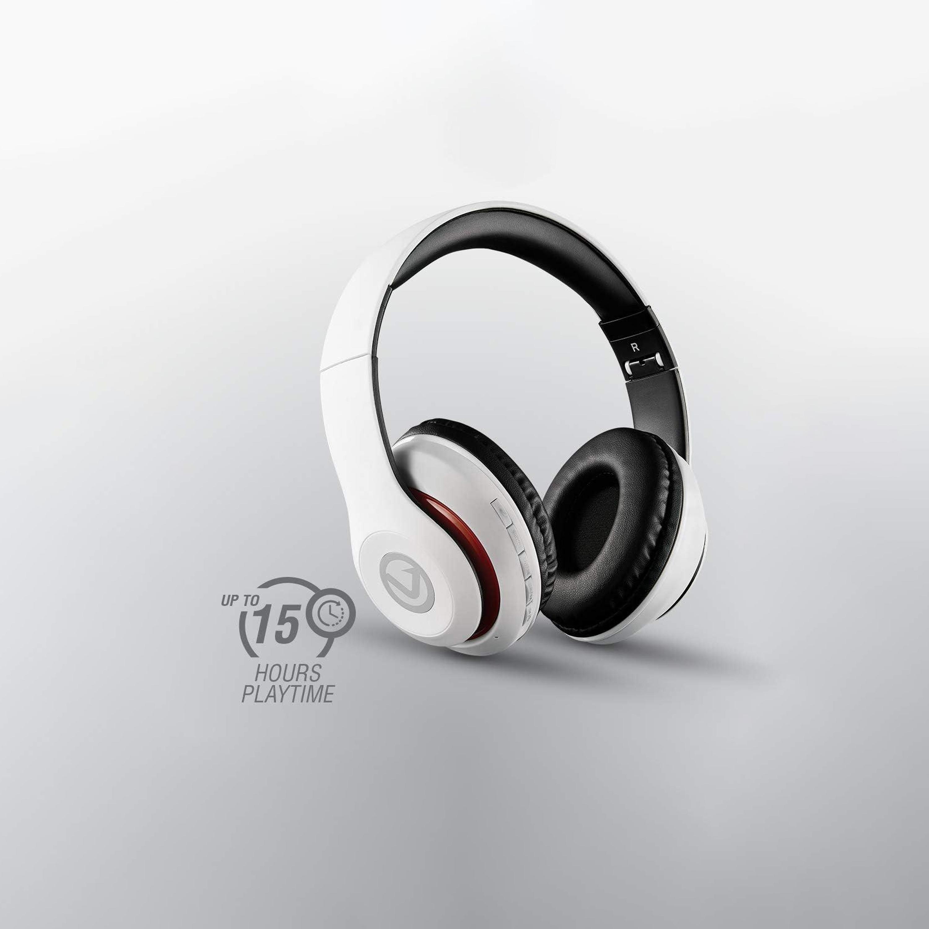 Volkano Impulse Series Wireless Bluetooth Headphone White | VB-VH102-WT-electronics-headphonesandearphones-image-5