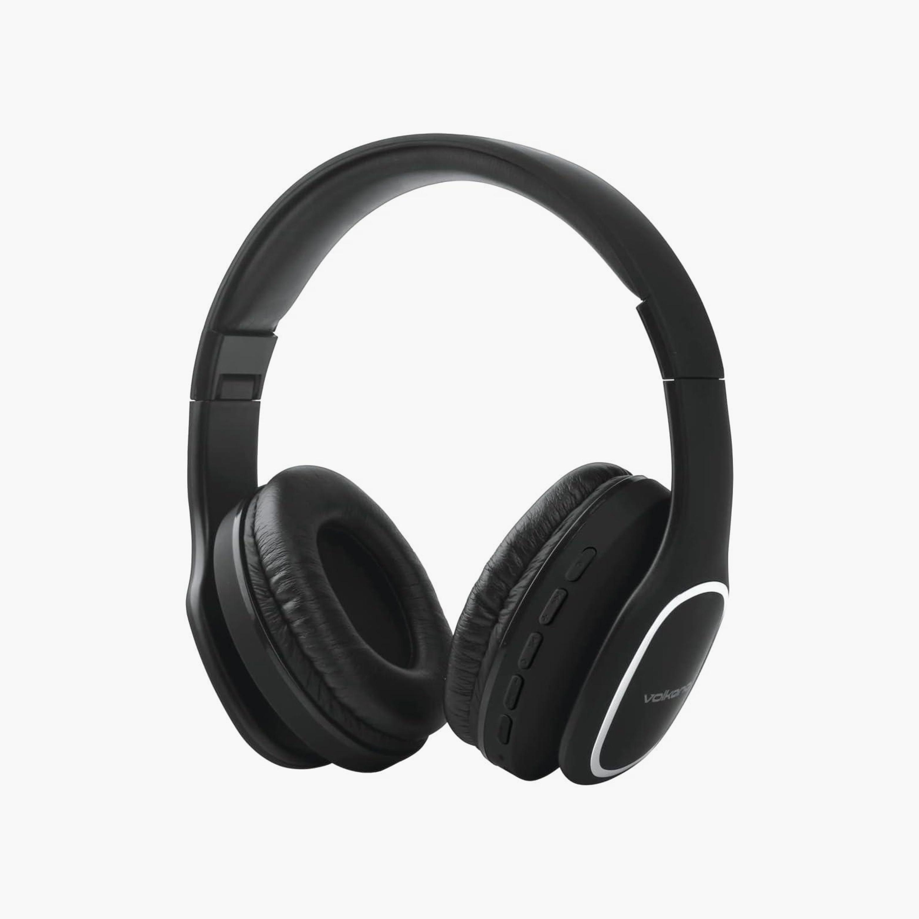 Volkano Phonic Series Bluetooth Full Size Headphone Black | VK-2002-BK-electronics-headphonesandearphones-image-1