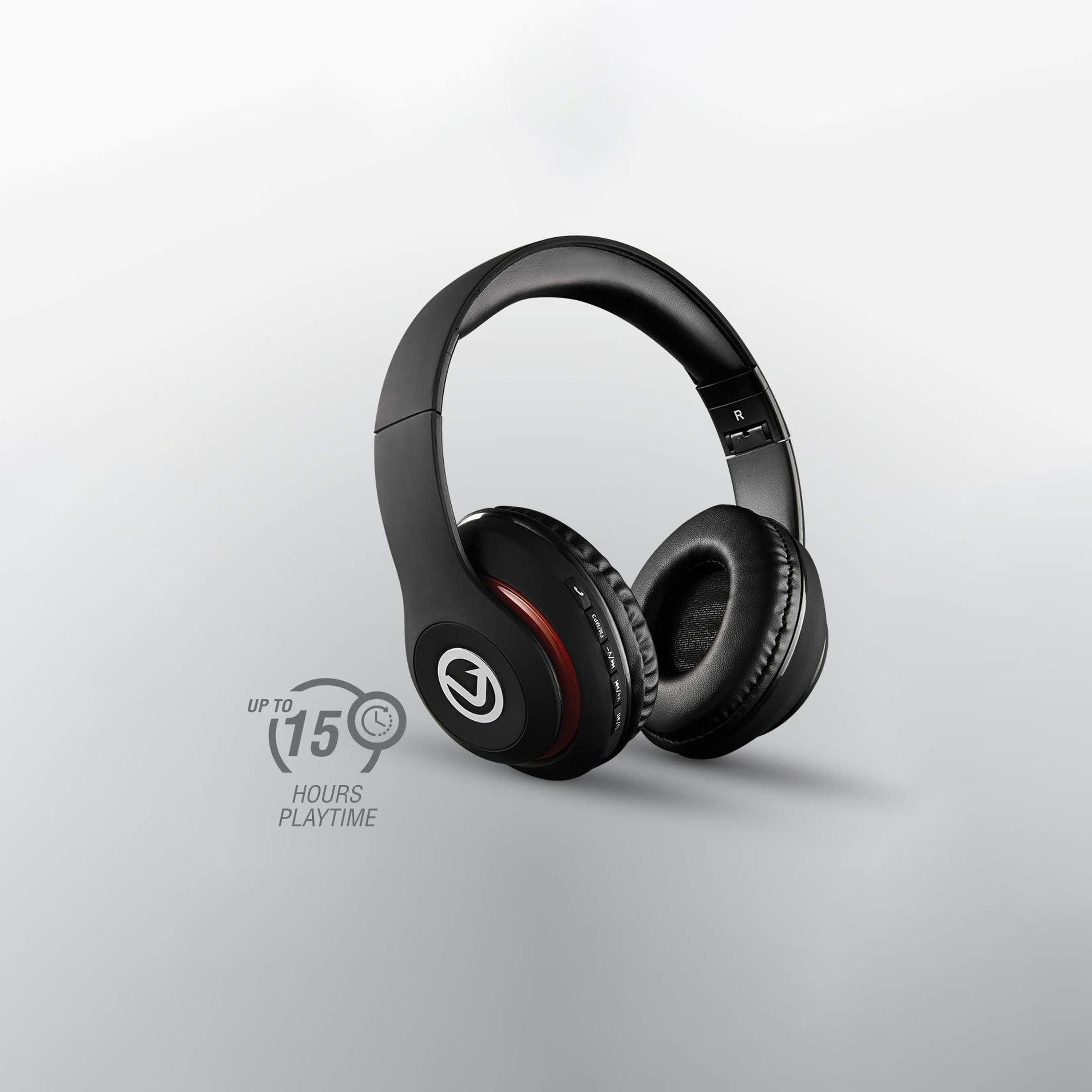 سماعة بلوتوث فولكانو إمبالص سلسلة باللون الأسود | VB-VH100-BLK-electronics-headphonesandearphones-image-4