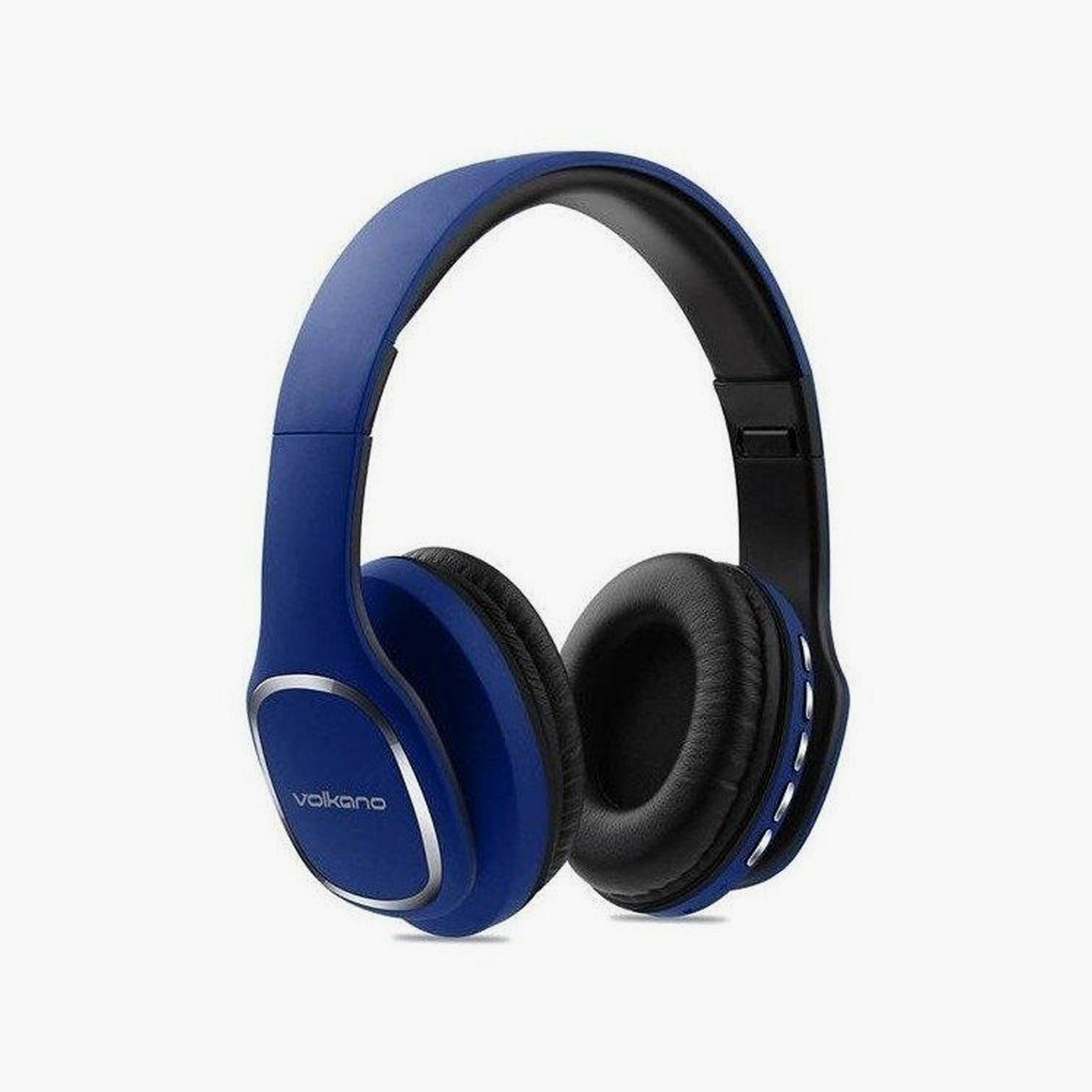 سماعة رأس بلوتوث كاملة الحجم فولكانو فونيك باللون الأزرق | VK-2002-BL-electronics-headphonesandearphones-image-2