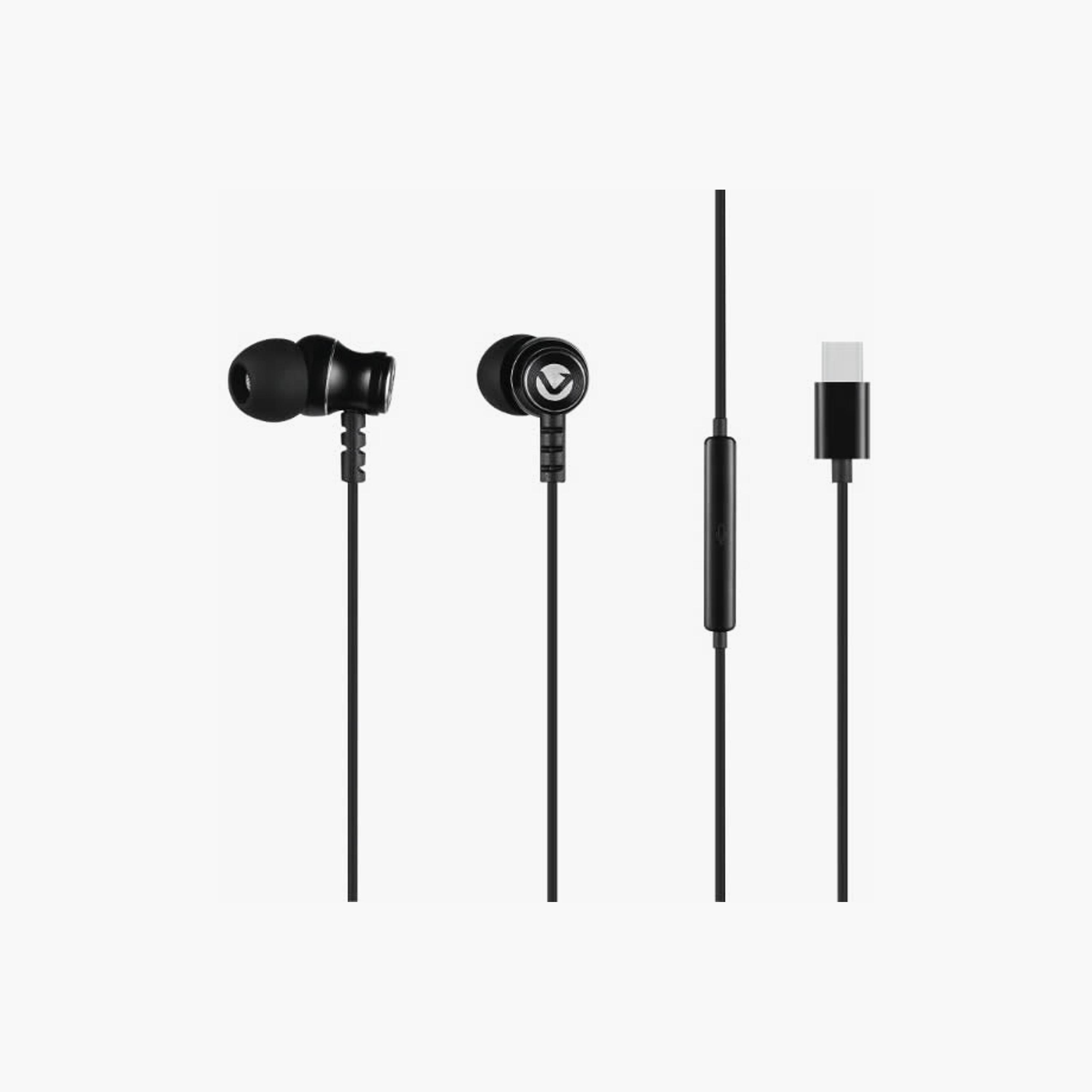 سماعات أذن فولكانو بريزم سلسلة Type-C EA | VK-1019-BK-electronics-headphonesandearphones-image-1