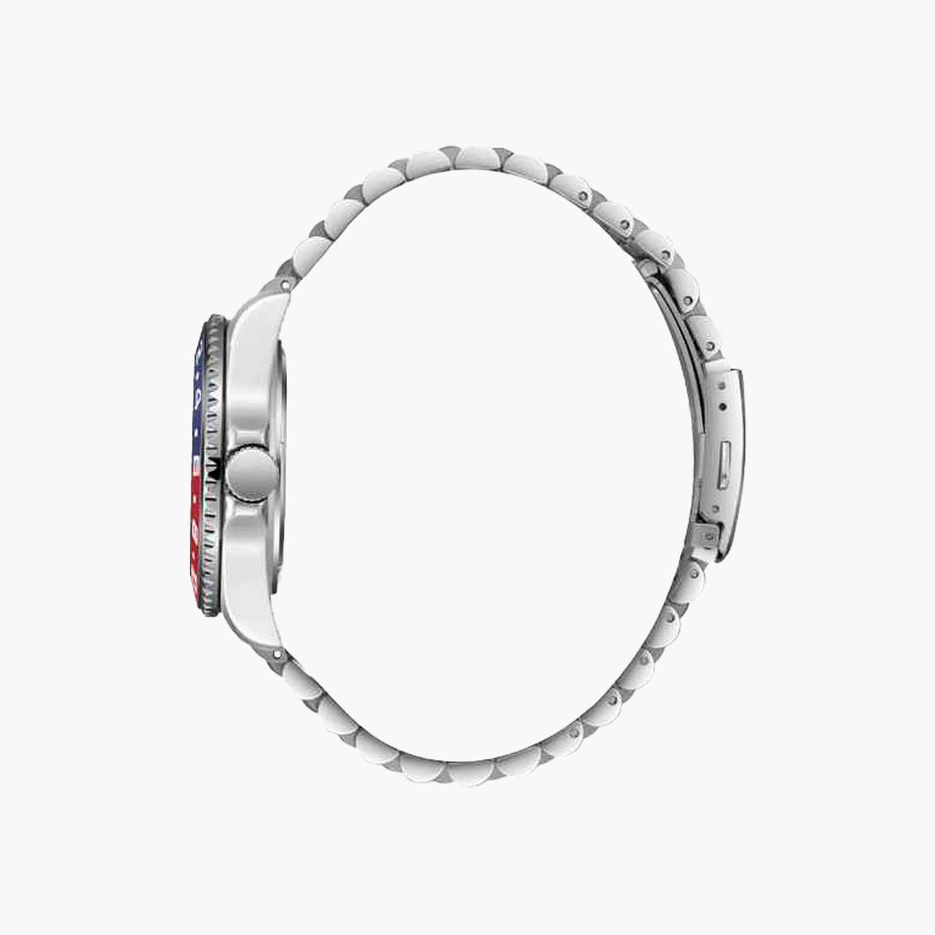 بيفرلي هيلز بولو كلوب- ساعة تناظري سوار معدني للرجال 41مم لون فضي | BP3641X.358-men-watchesandjewellery-watches-image-3