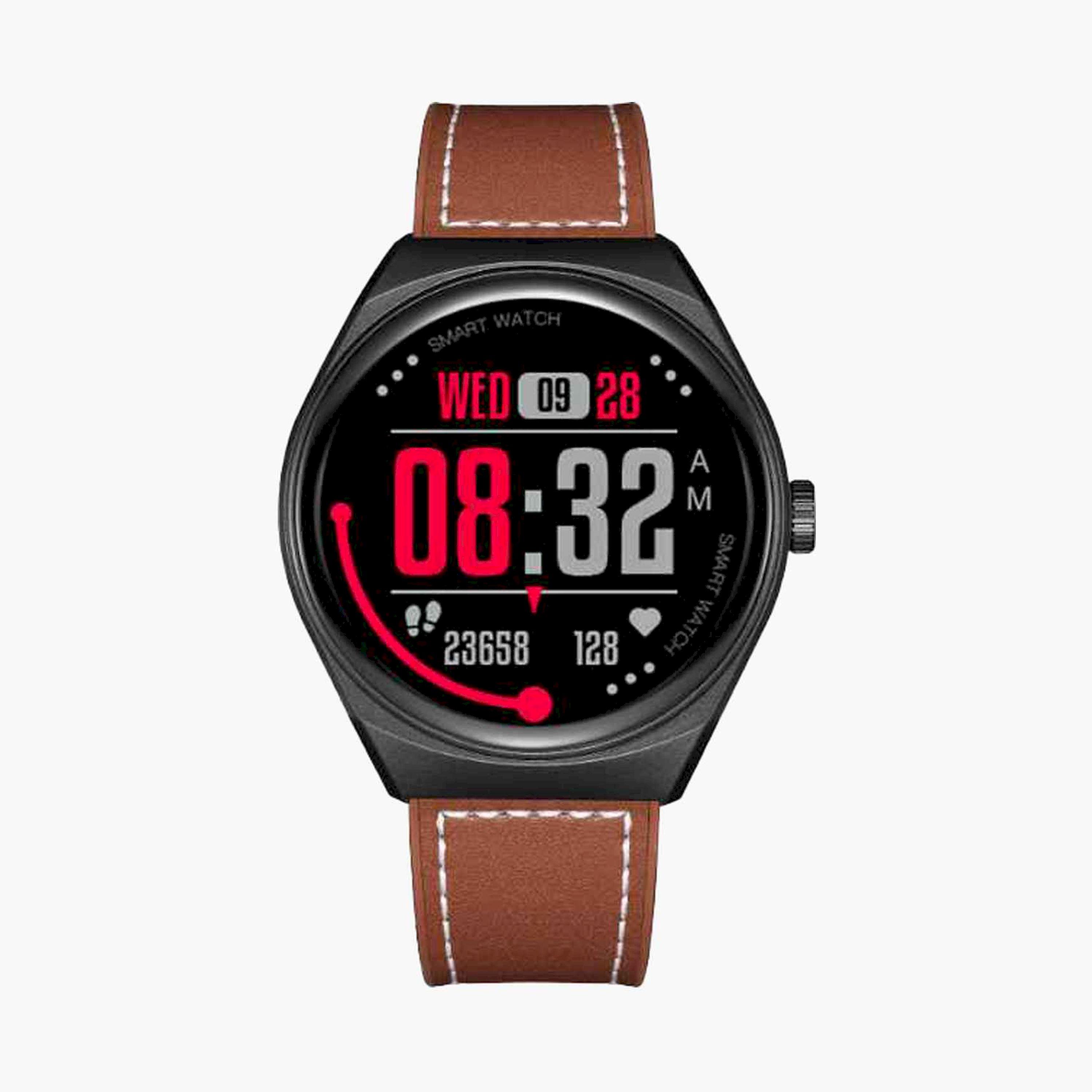 Kenneth Scott Multicolour Smart Watch with Artificial Leather Strap | KG10SE-XSBBD-men-watchesandjewellery-watches-image-1