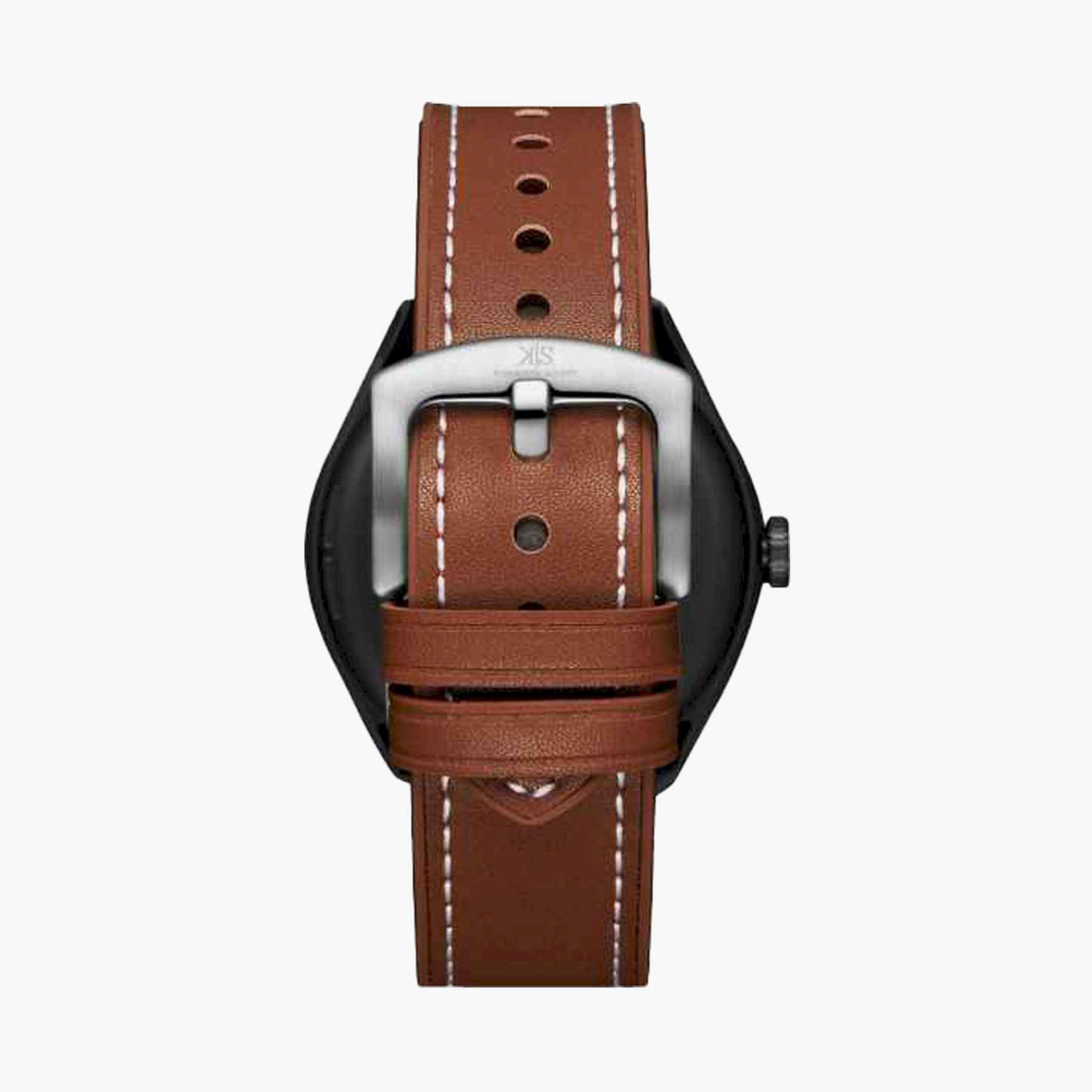 Kenneth Scott Multicolour Smart Watch with Artificial Leather Strap | KG10SE-XSBBD-men-watchesandjewellery-watches-image-3