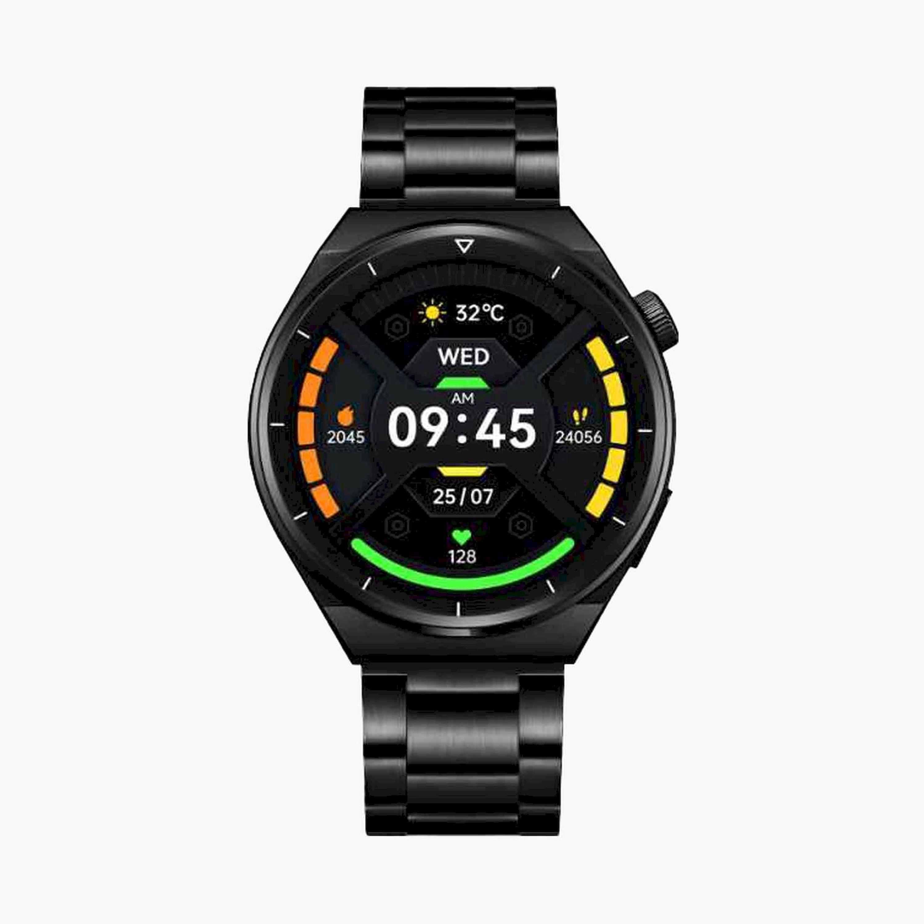 كينيث سكوت- ساعة ذكية باللون الأسود سوار سيليكون | KG10X-XSBBX-men-watchesandjewellery-watches-image-1