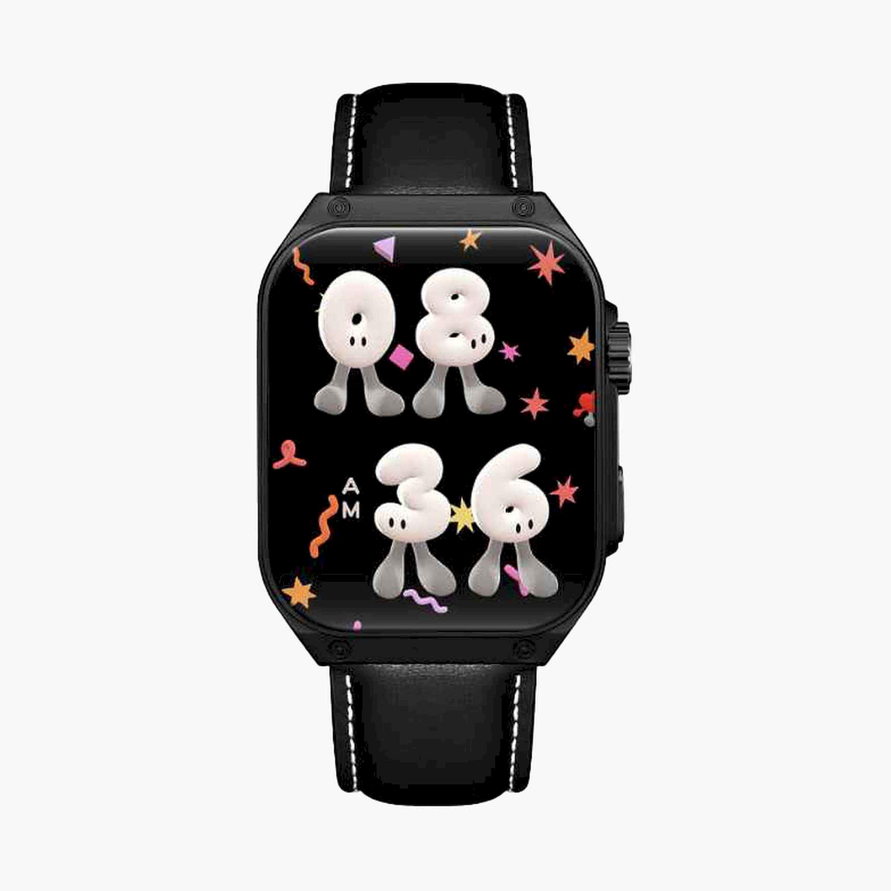 كينيث سكوت- ساعة ذكية باللون الأسود سوار جلد صناعي | KCRV10-XSBBB-men-watchesandjewellery-watches-image-1