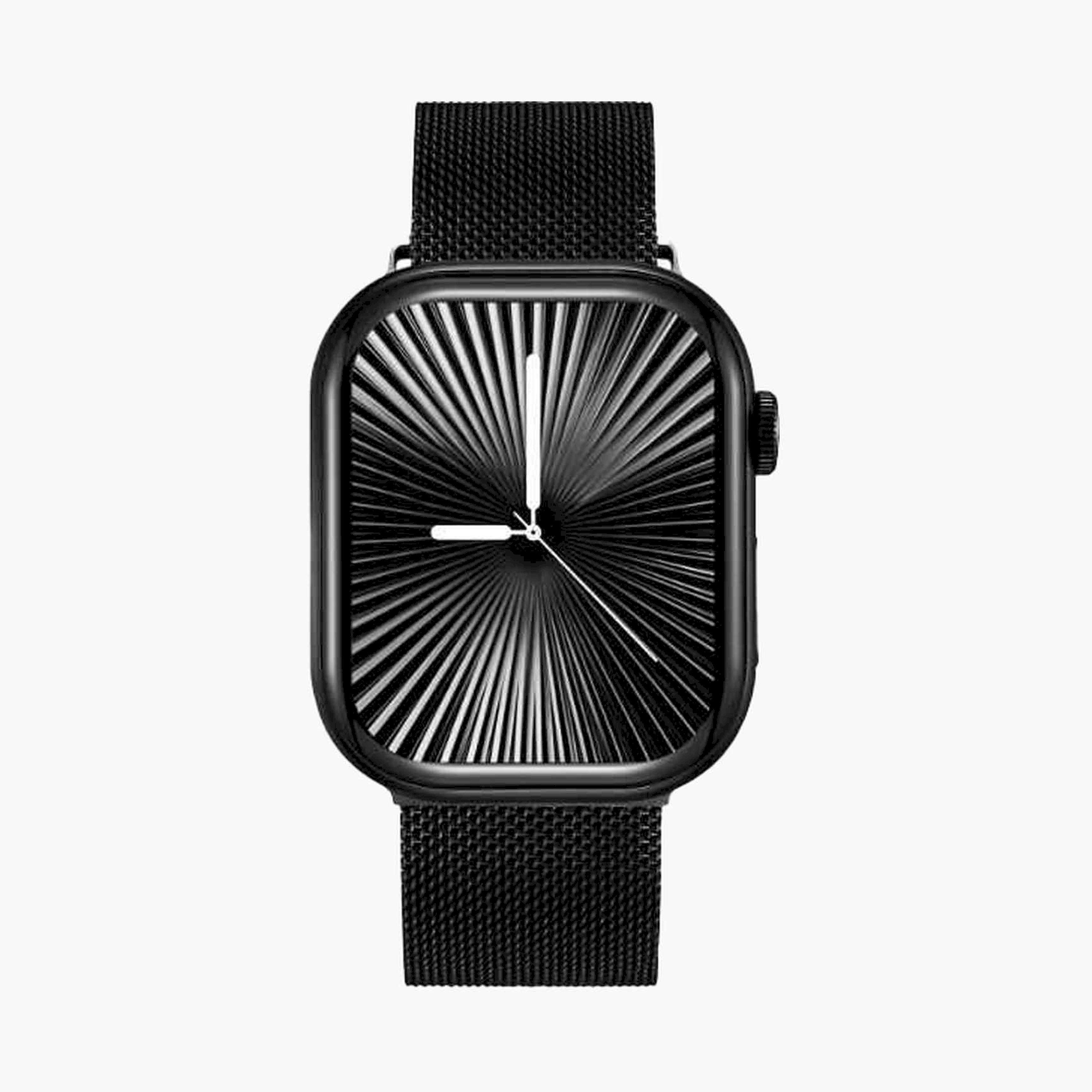 كينيث سكوت- ساعة ذكية باللون الأسود سوار قماش شبكي | KA10PROMX-BSBMB-men-watchesandjewellery-watches-image-1