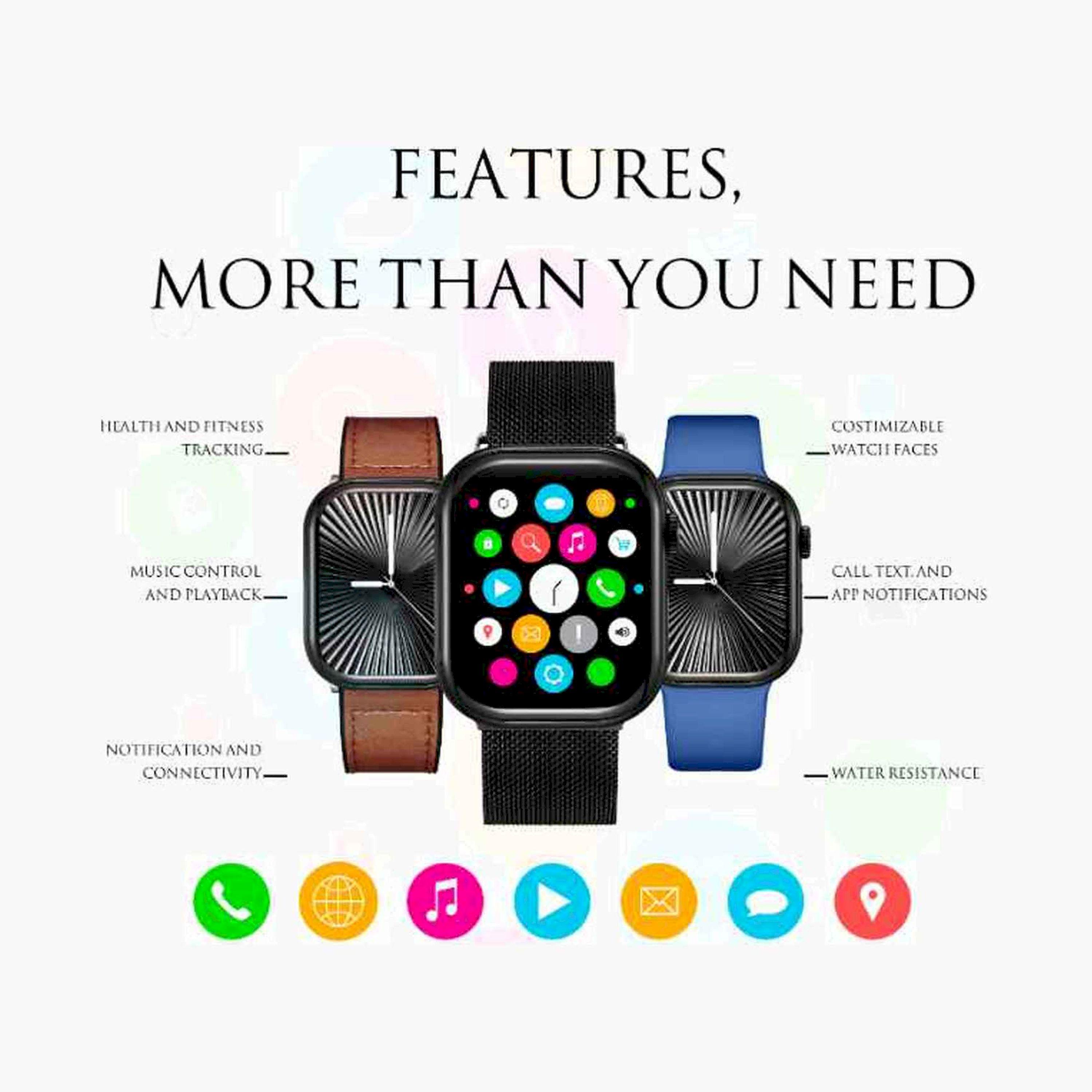 Kenneth Scott Multicolour Smart Watch with Artificial Leather Strap | KA10PROMX-BSBBD-men-watchesandjewellery-watches-image-9