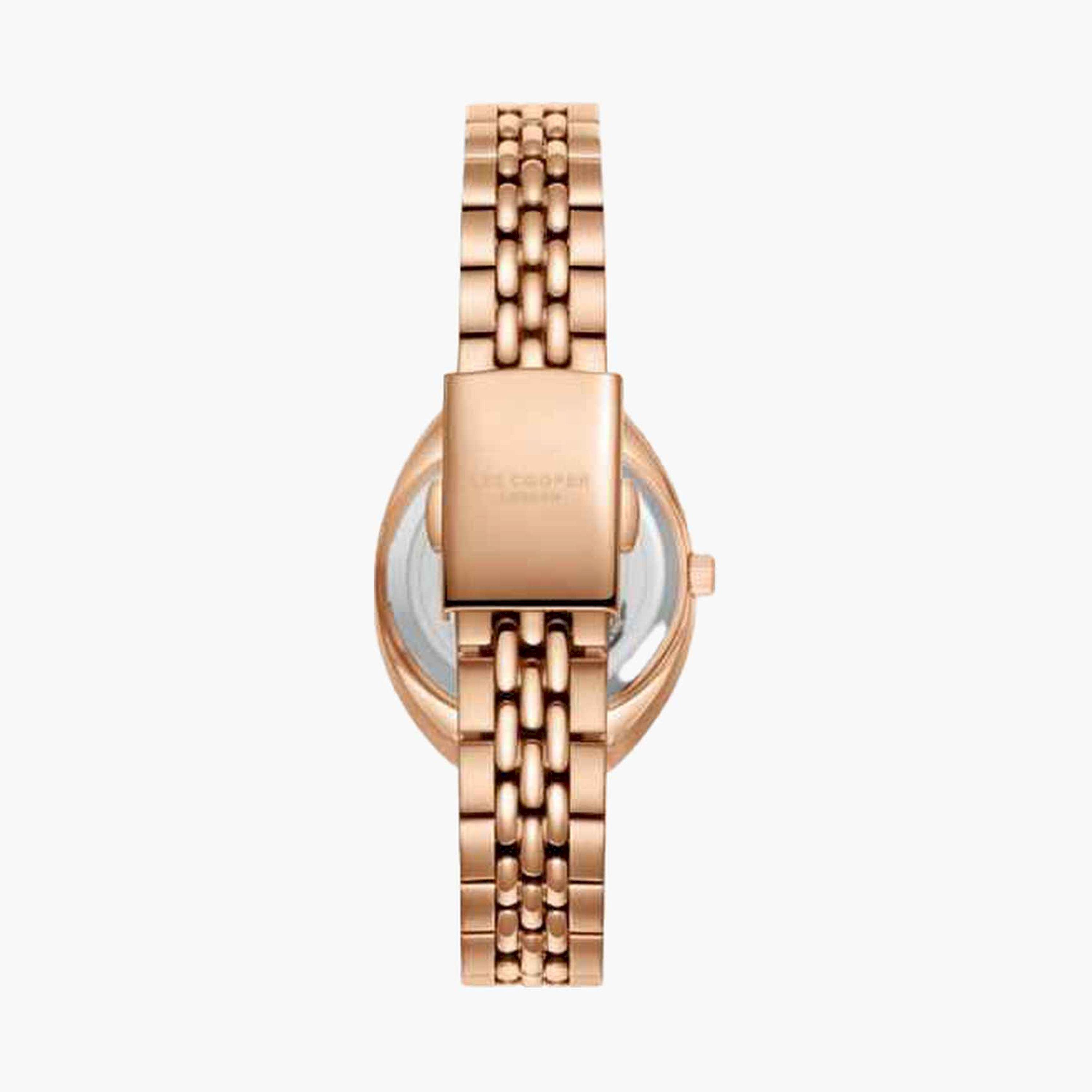 لي كوبر- ساعة تناظري سوار معدني للنساء 30مم لون ذهبي | LC07989.410-women-watchesandjewellery-watches-image-4