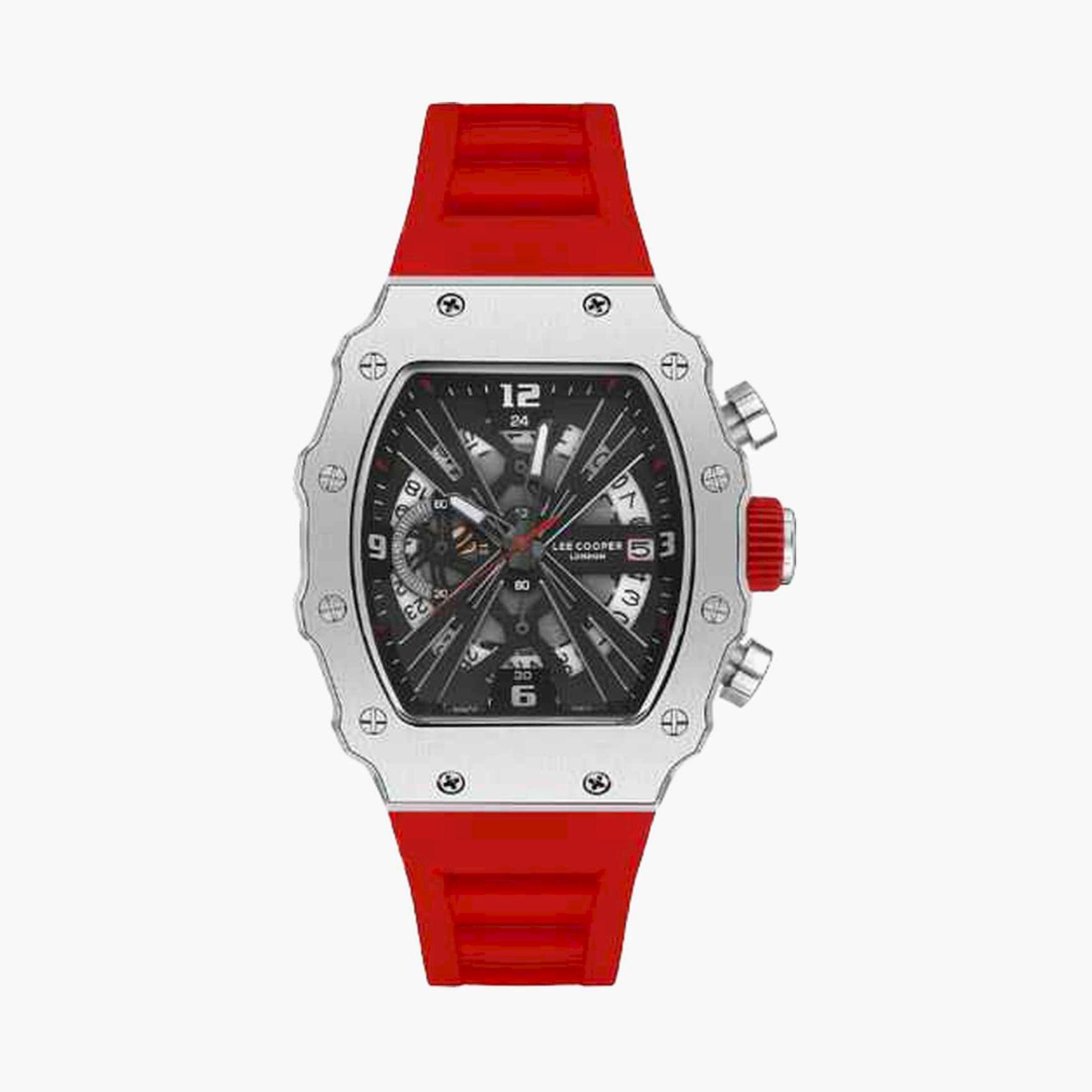 لي كوبر- ساعة كرونوغراف سوار سيليكون للرجال 42مم متعددة الألوان | LC08062.388-men-watchesandjewellery-watches-image-1