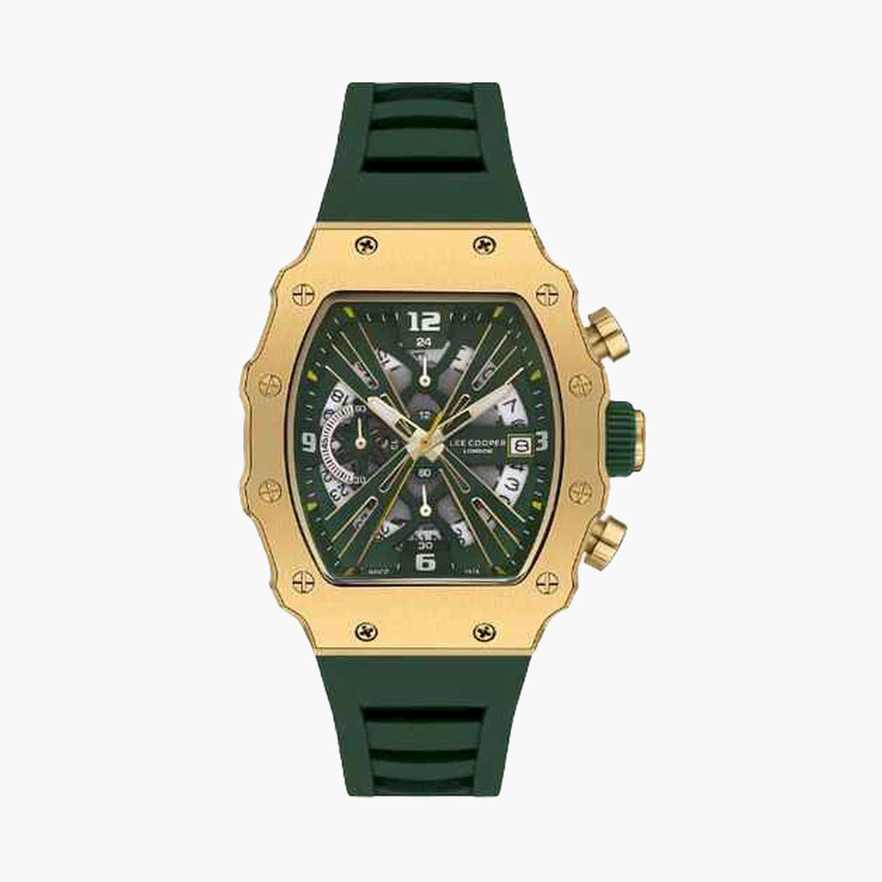 Lee Cooper Men's 42MM Multicolour Chronograph Silicone Strap Watch | LC08062.177-men-watchesandjewellery-watches-image-1