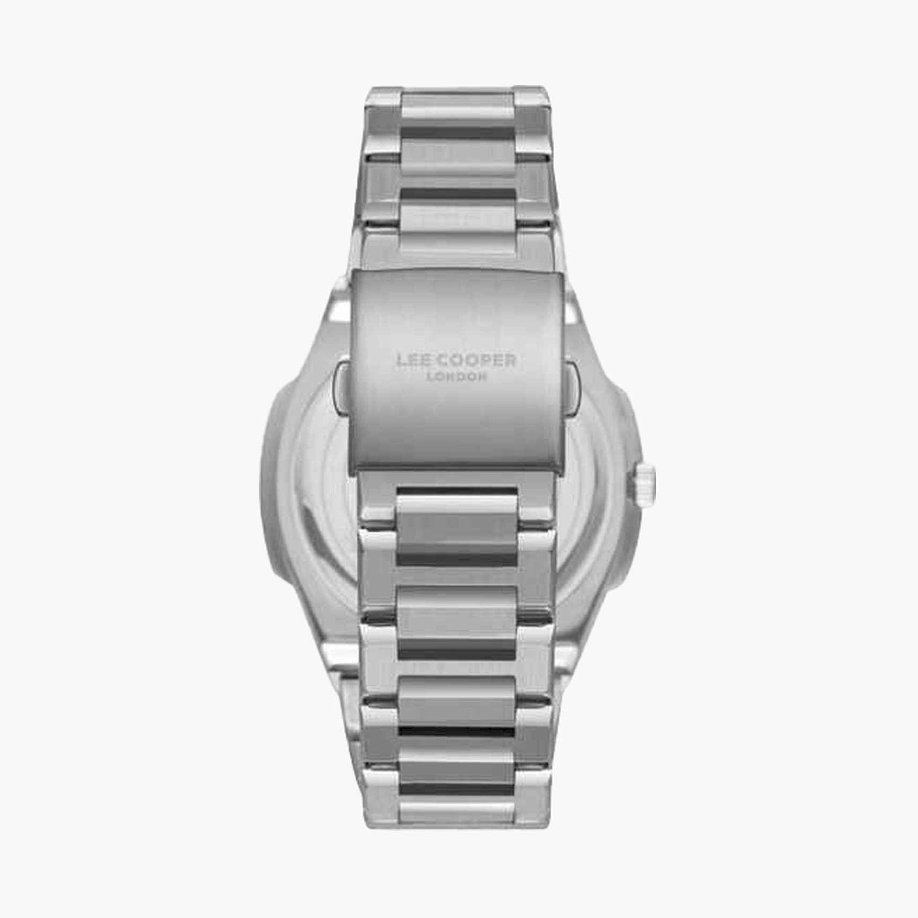 لي كوبر- ساعة كرونوغراف سوار معدني للرجال 45مم لون فضي | LC08047.350-men-watchesandjewellery-watches-image-4
