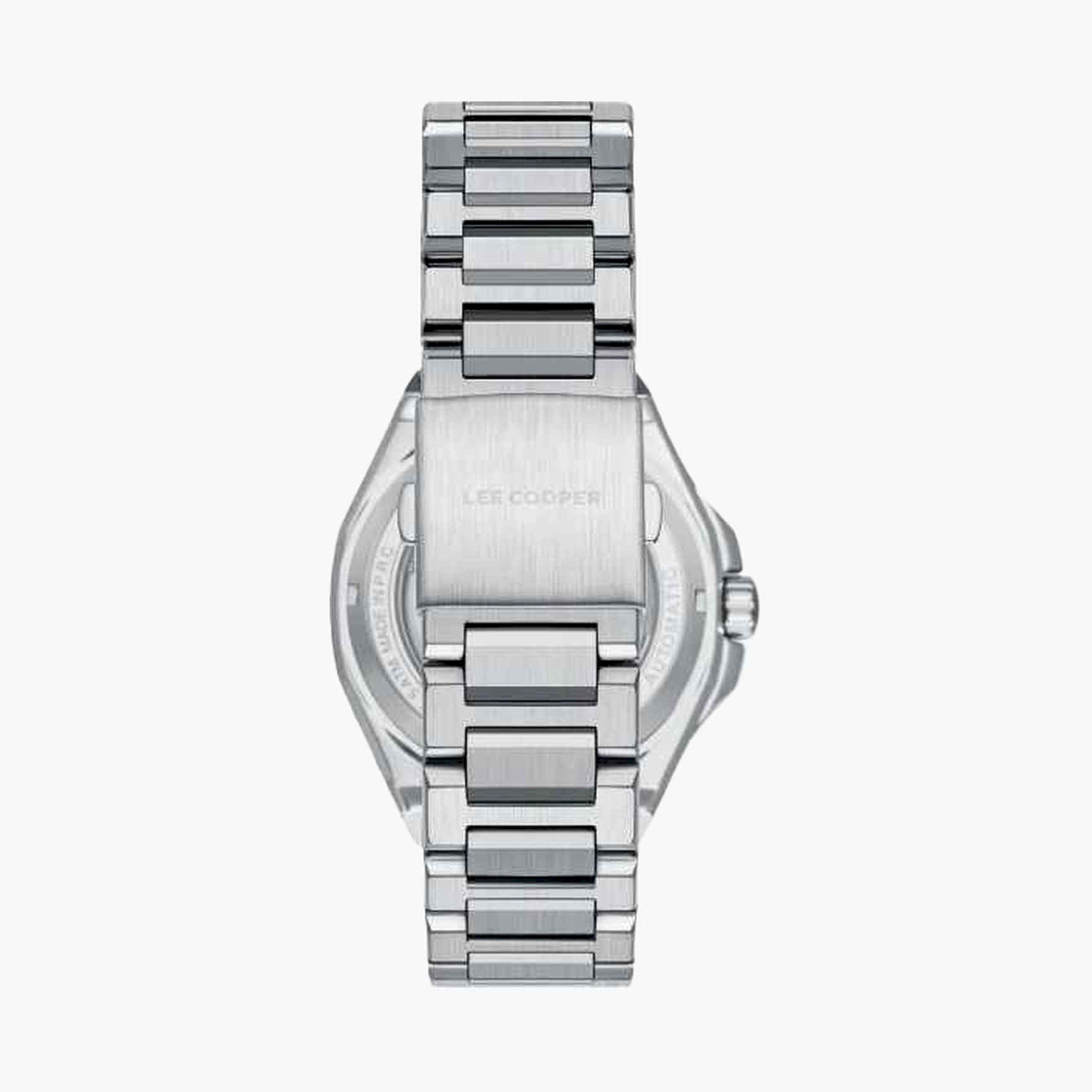 Lee Cooper Men's 43MM Silver Automatic Metal Strap Watch | LC08124.390-men-watchesandjewellery-watches-image-4
