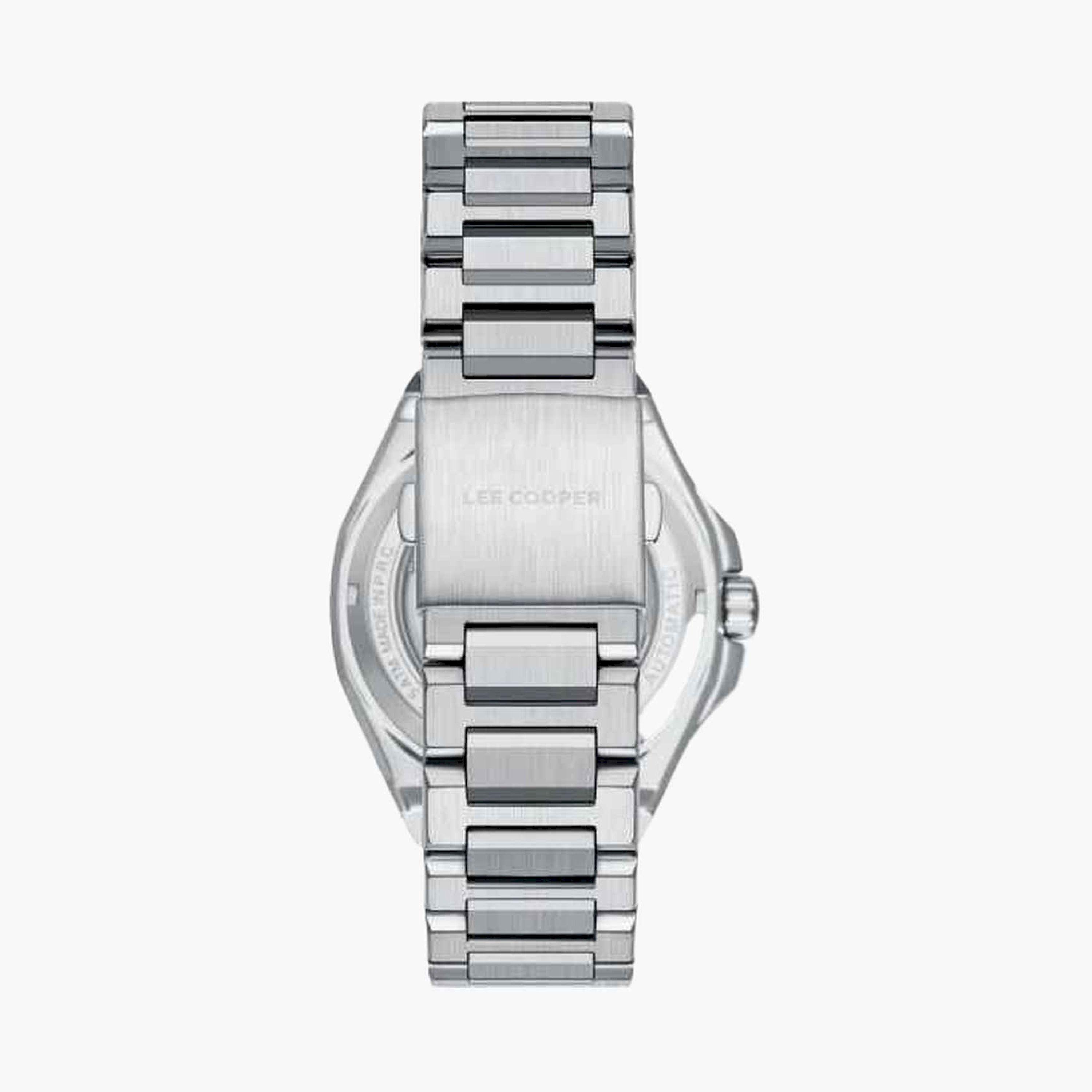 Lee Cooper Men's 43MM Silver Automatic Metal Strap Watch | LC08124.330-men-watchesandjewellery-watches-image-4