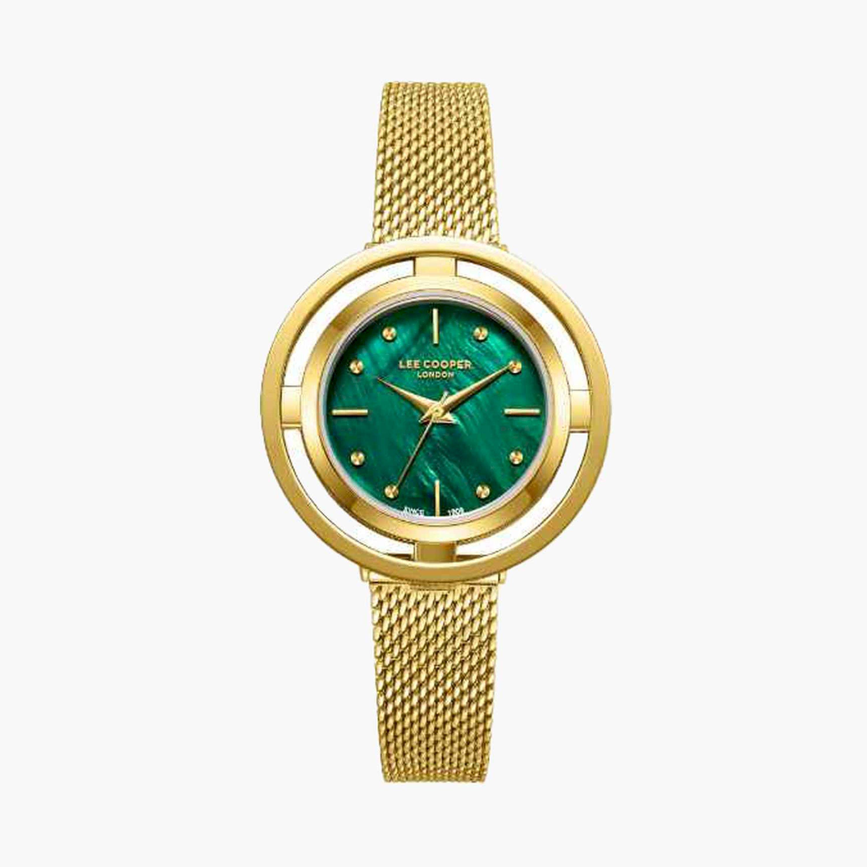 Lee Cooper Women's 32MM Gold Analog Stainless Steel Strap Watch | LC08052.170-women-watchesandjewellery-watches-image-1
